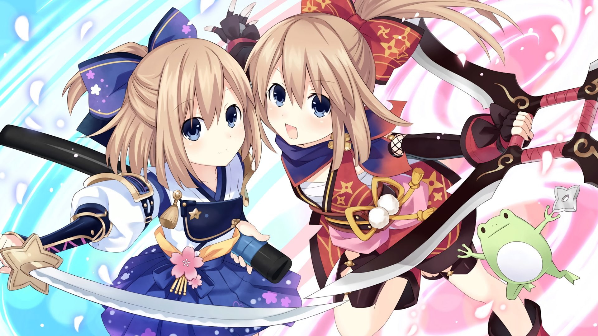 Cyberdimension Neptunia 4 Goddesses Online, Ram (Hyperdimension Neptunia), Video Game, Rom (Hyperdimension Neptunia), 1080P, Anime, Hyperdimension Neptunia, HD Wallpaper