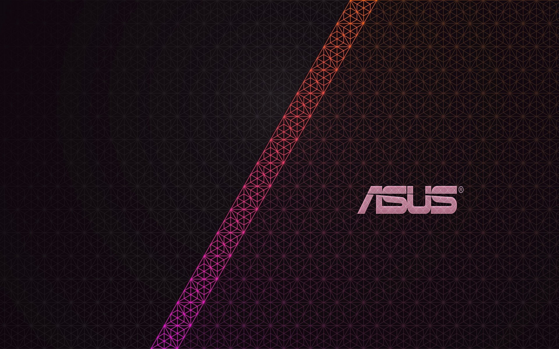 logo, artwork, typography, ASUS, pattern, geometry, 1080P, digital art, texture, HD Wallpaper