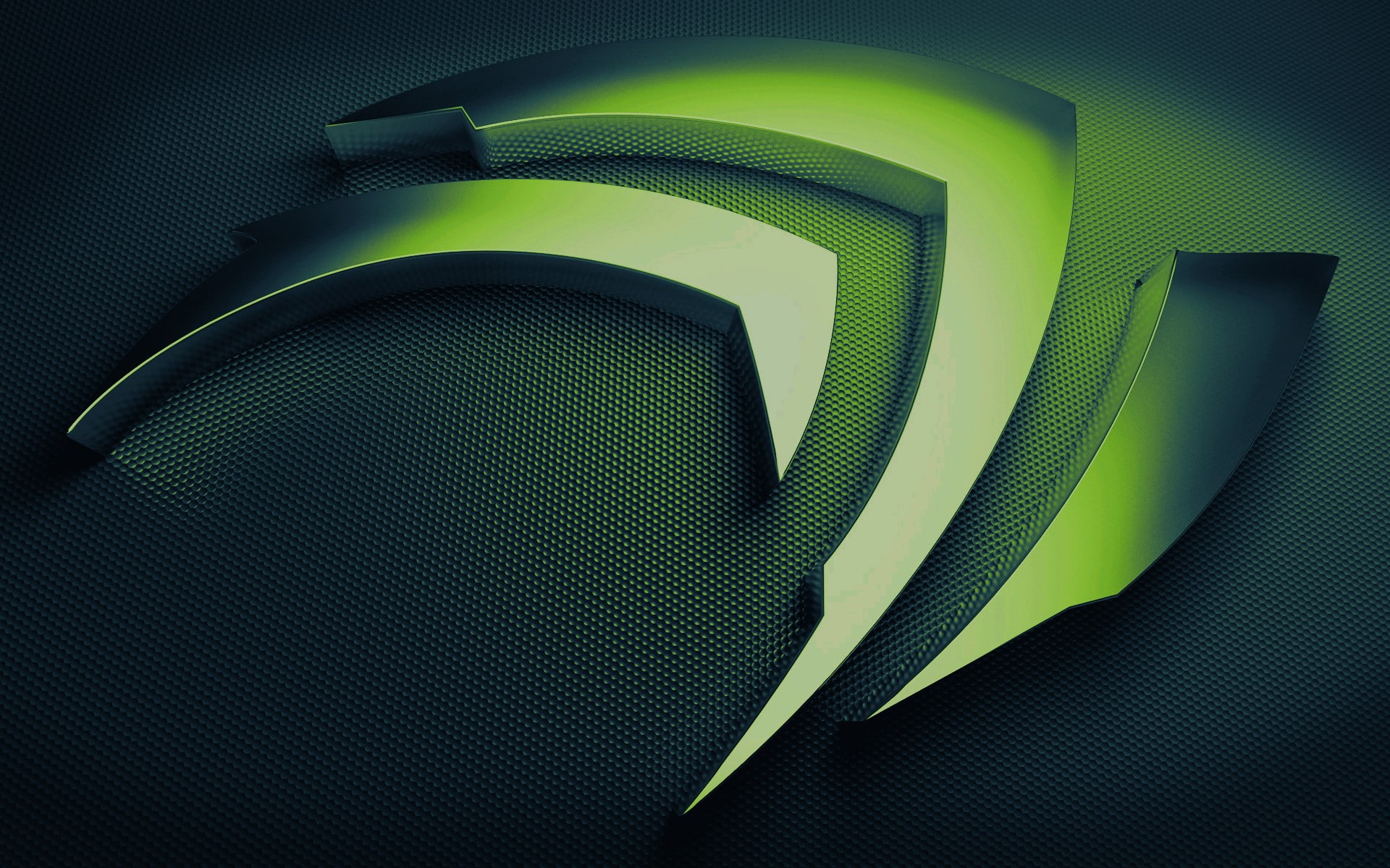 simple, 1080P, videocard, pattern, Nvidia, green, HD Wallpaper