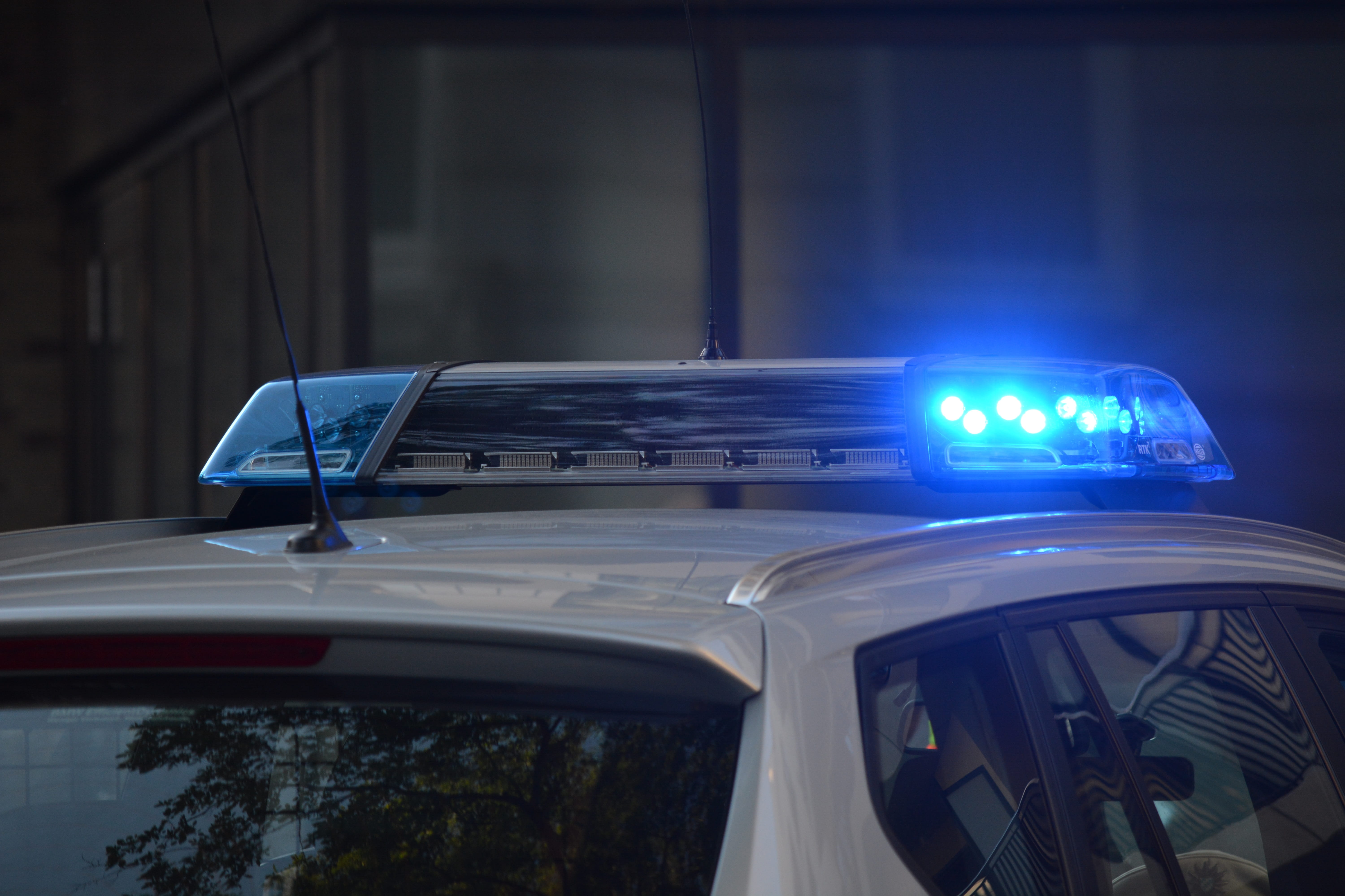 g20, cockpit, mode of transport, Blue Light, night, patrol, car, transportation, mode of transportation, illuminated, Car, blue, car roof, communication, HD Wallpaper