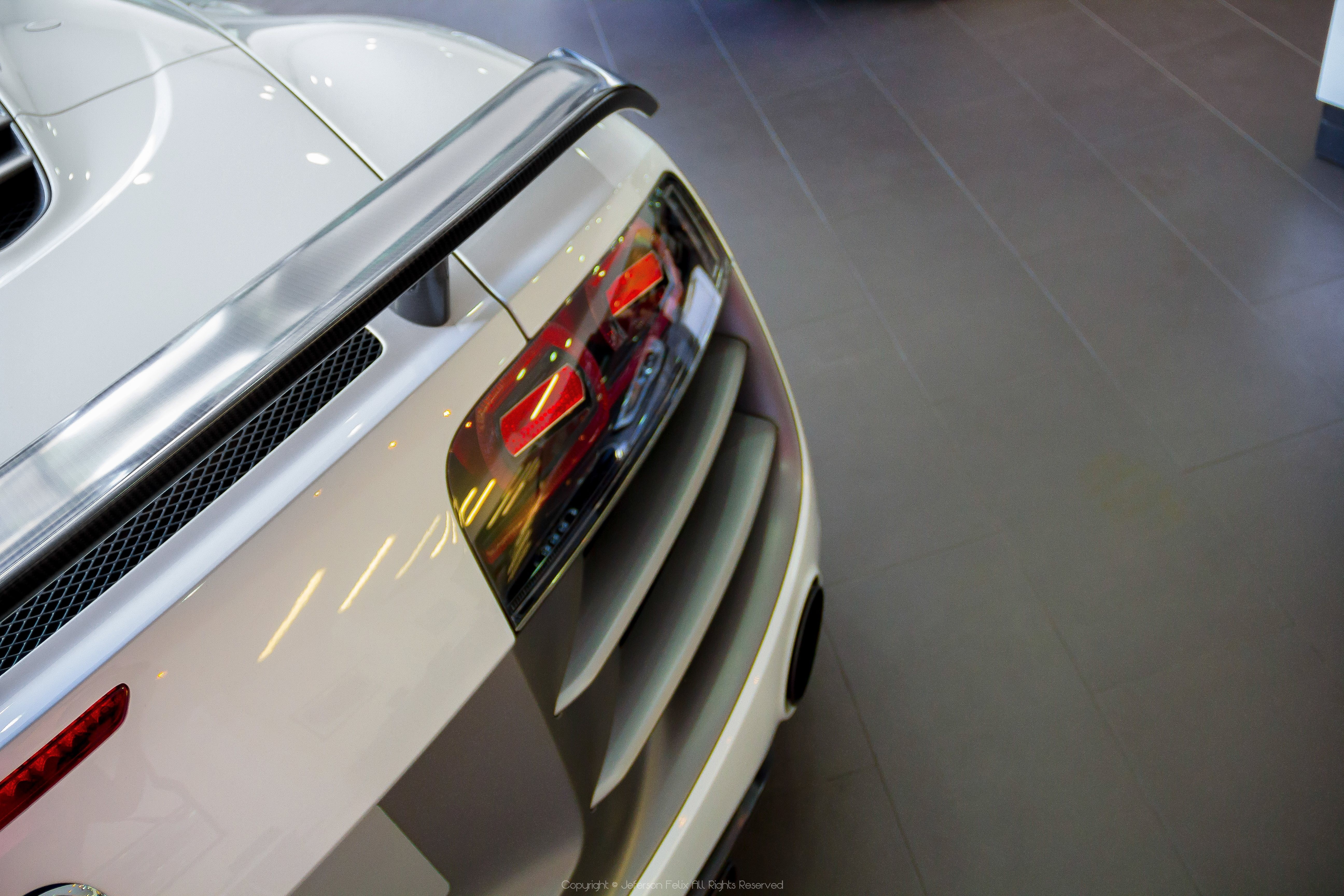 car, chrome, close-up, Audi R8 Spyder, motor vehicle, red, 5K, outdoors, headlight, land vehicle, transportation, reflection, wealth, Audi, sports car, HD Wallpaper