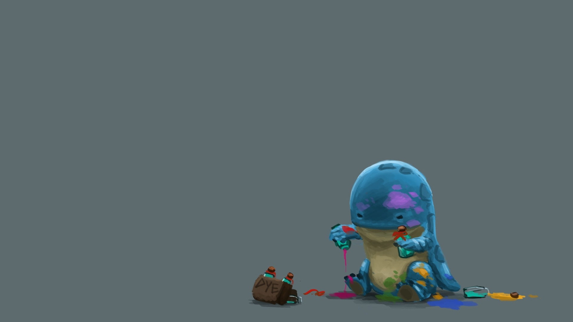 Video Games, art, games, minimalistic, guild, artwork, funny, guild wars 2, wars, hd, video, quaggan, 1080P, HD Wallpaper