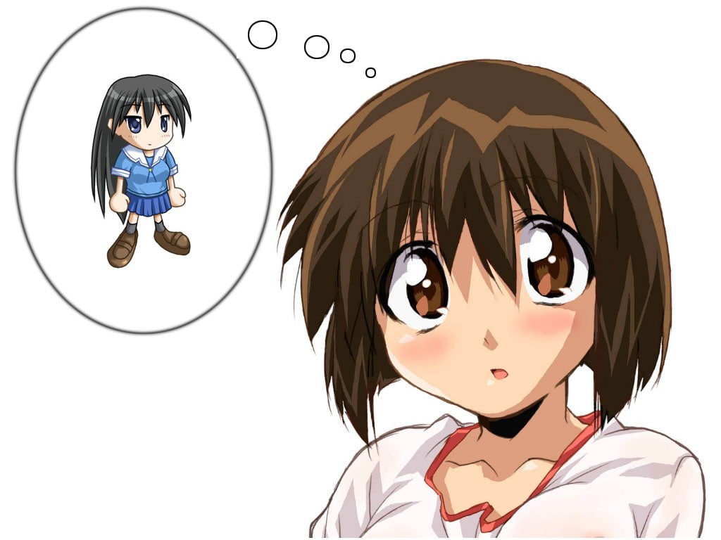 Sakaki, azumanga, art, x, daioh, hd, anime, azumanga daioh, 480P, HD Wallpaper