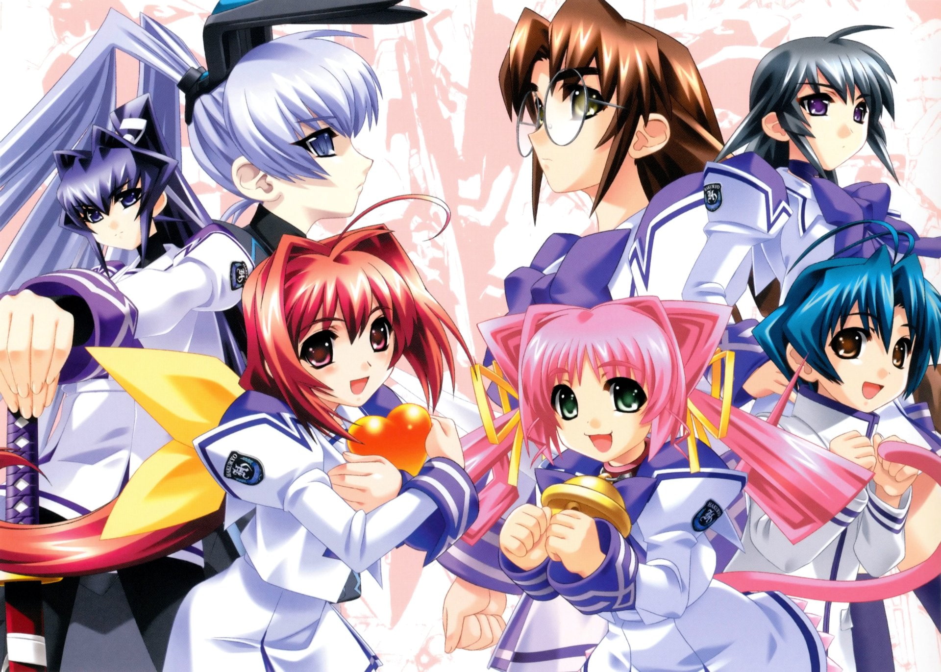 Ayamine Kei, Sakaki Chizuru, Yoroi Mikoto, Anime, Kagami Sumika, Muv-Luv, Yashiro Kasumi, Mitsurugi Meiya, Tamase Miki, 1080P, HD Wallpaper