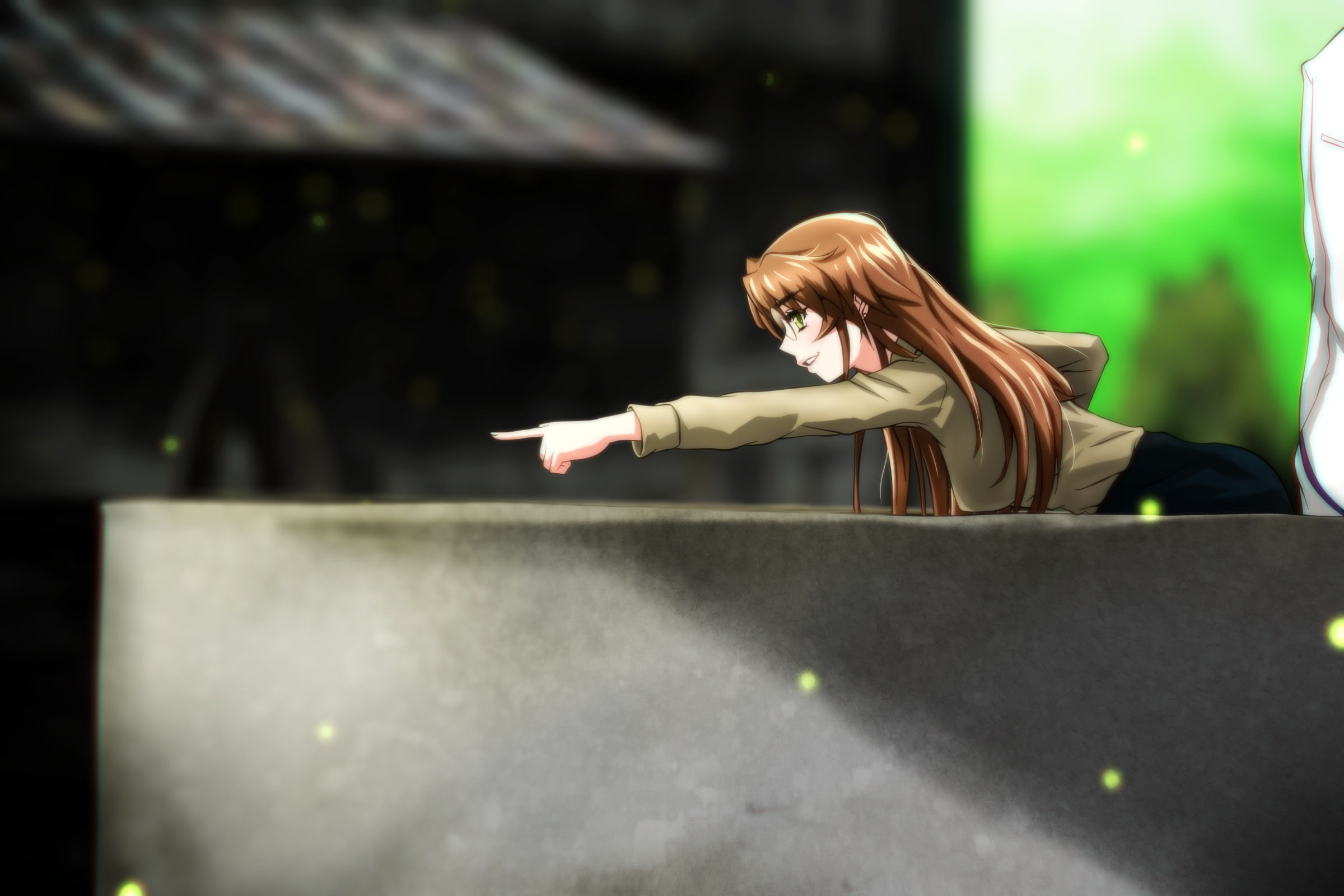 hair, com, genya67, long, chizuru, 1080P, muv-luv, glasses, green, konachan, brown, 242501, alternative, sakaki, eyes, HD Wallpaper