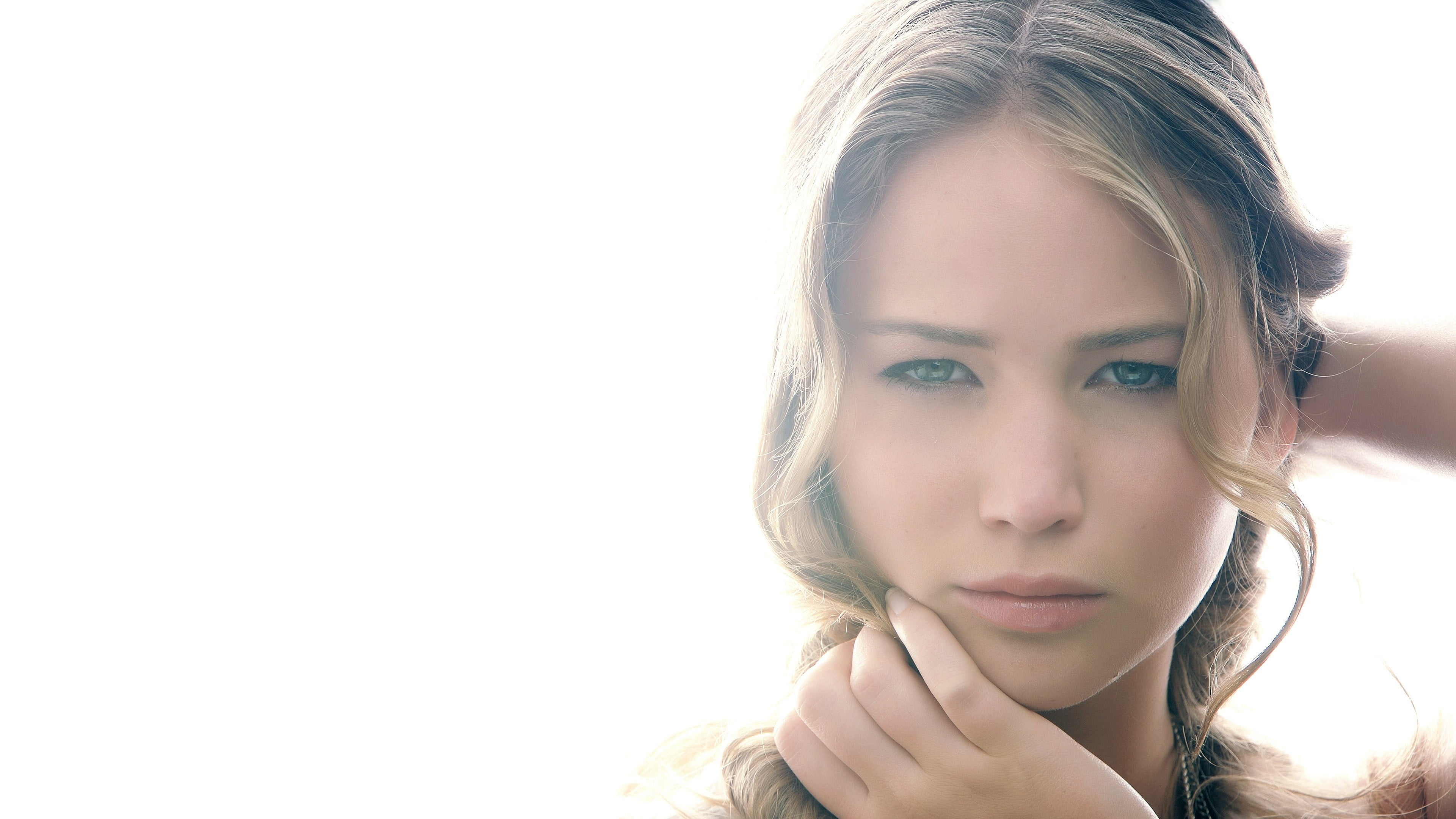 beauty, human face, looking at camera, portrait, one person, Jennifer Lawrence, actress, copy space, women, front view, beautiful woman, long hair, teenager, HD Wallpaper