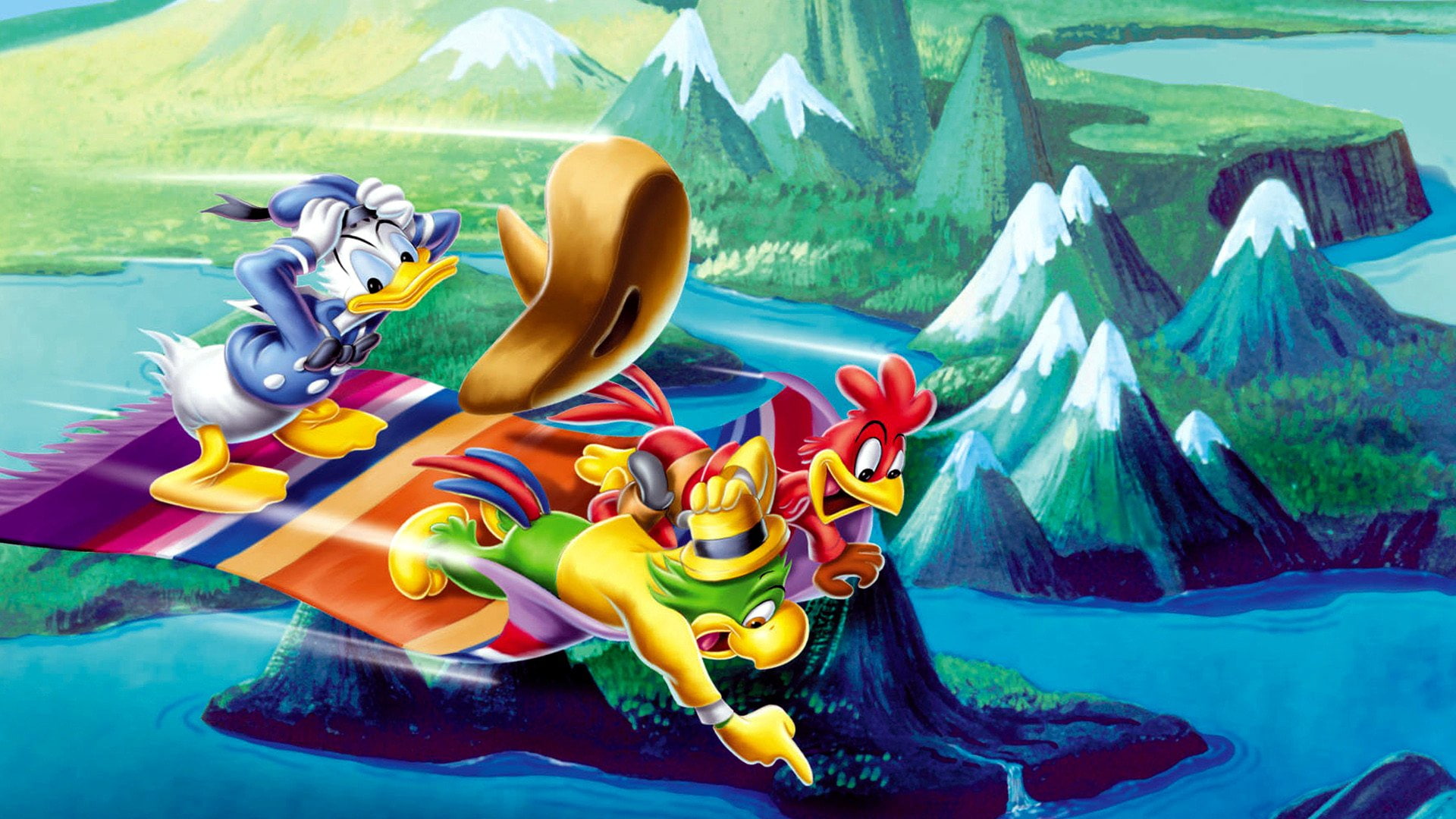 1080P, Movie, Donald Duck, The Three Caballeros, HD Wallpaper