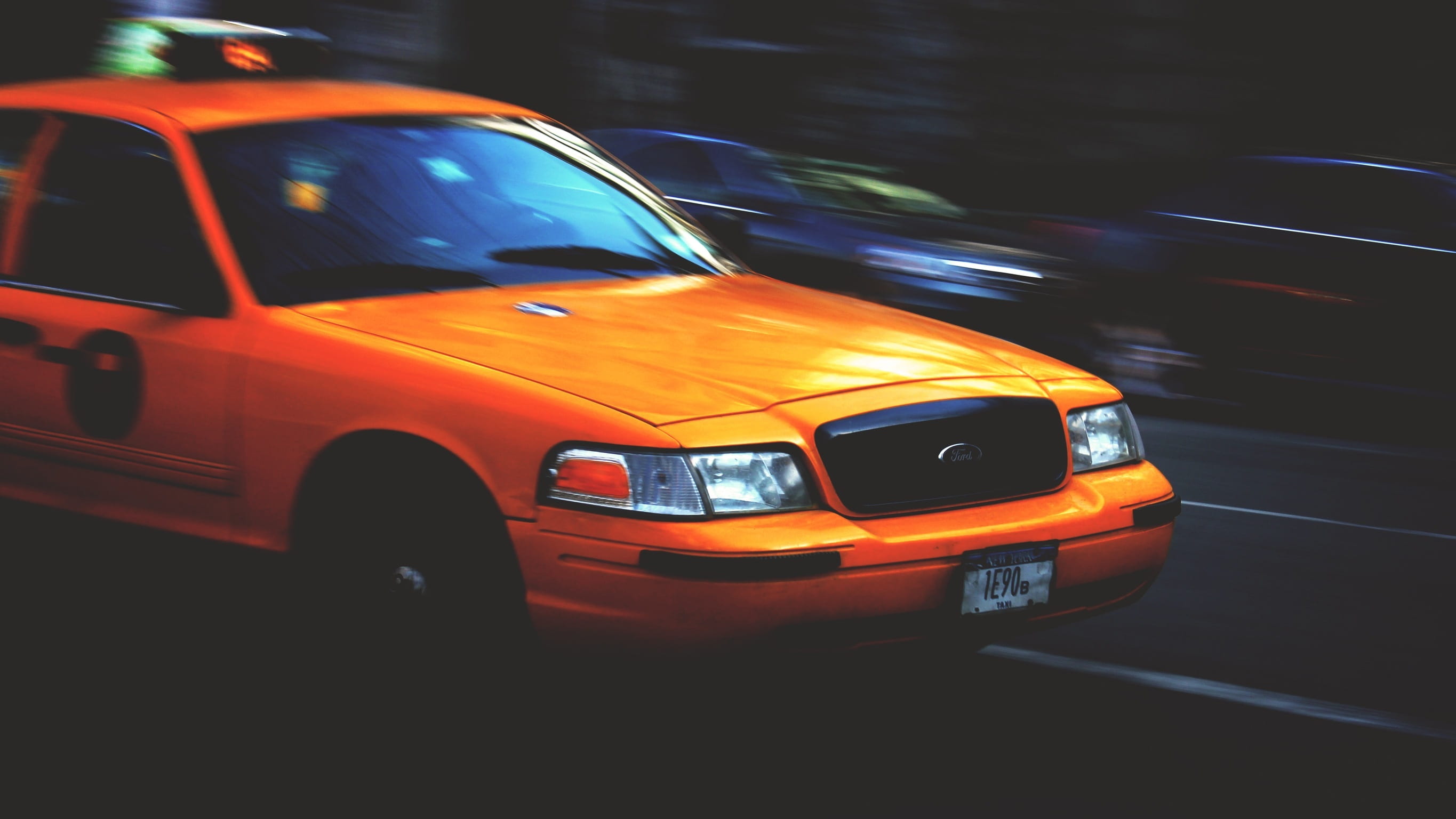 city life, on the move, victoria, speed, sedan, motion, lapse, city, ford, car, mode of transportation, yellow taxi, transport, travel, town, yellow, 2K, HD Wallpaper