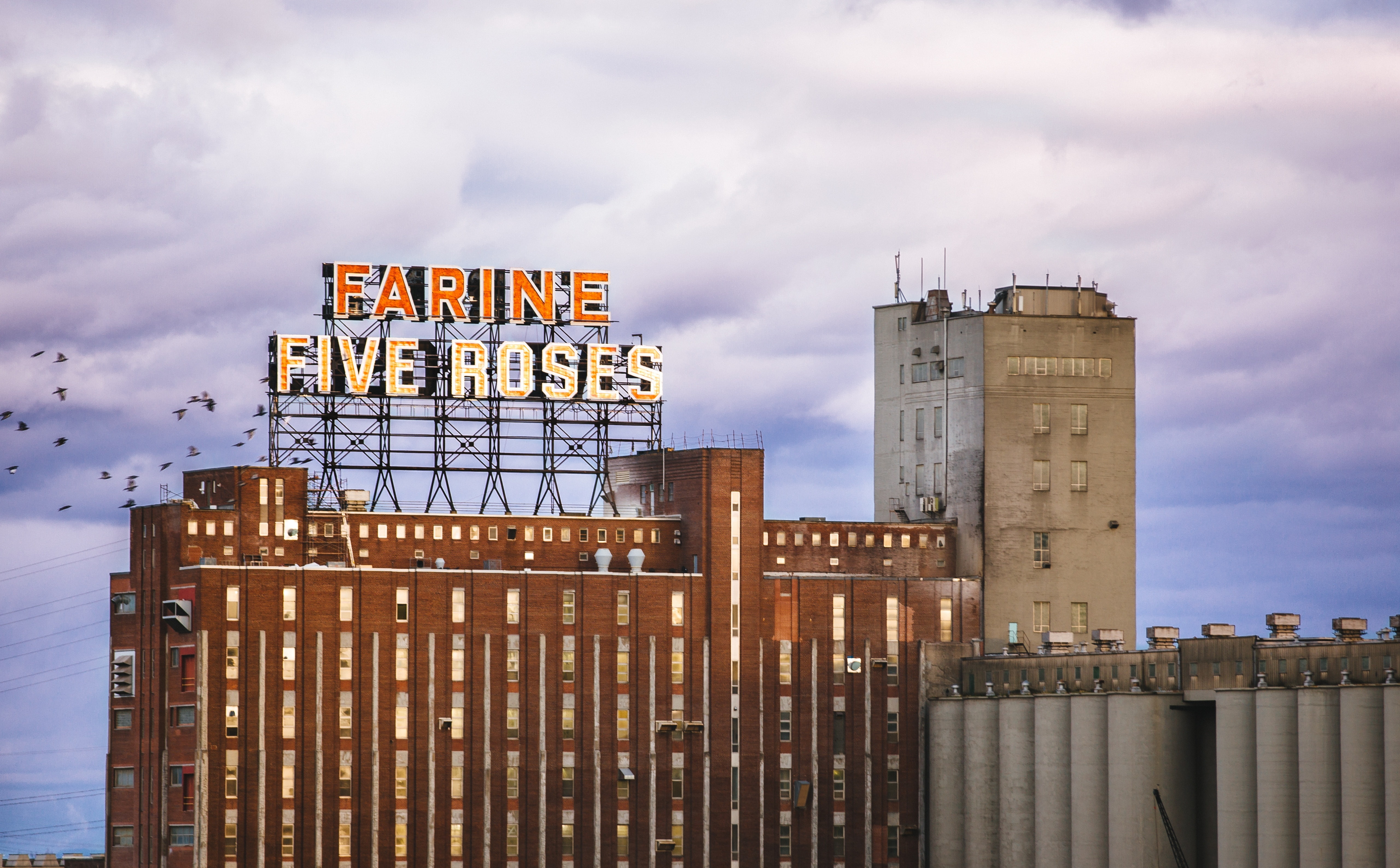 no people, Roof, farine, Vintage, Clouds, montreal, text, Cityscape, boundary, Purple, Bricks, Building, seeing, Lines, built structure, sky, canon5dmiii, HD Wallpaper