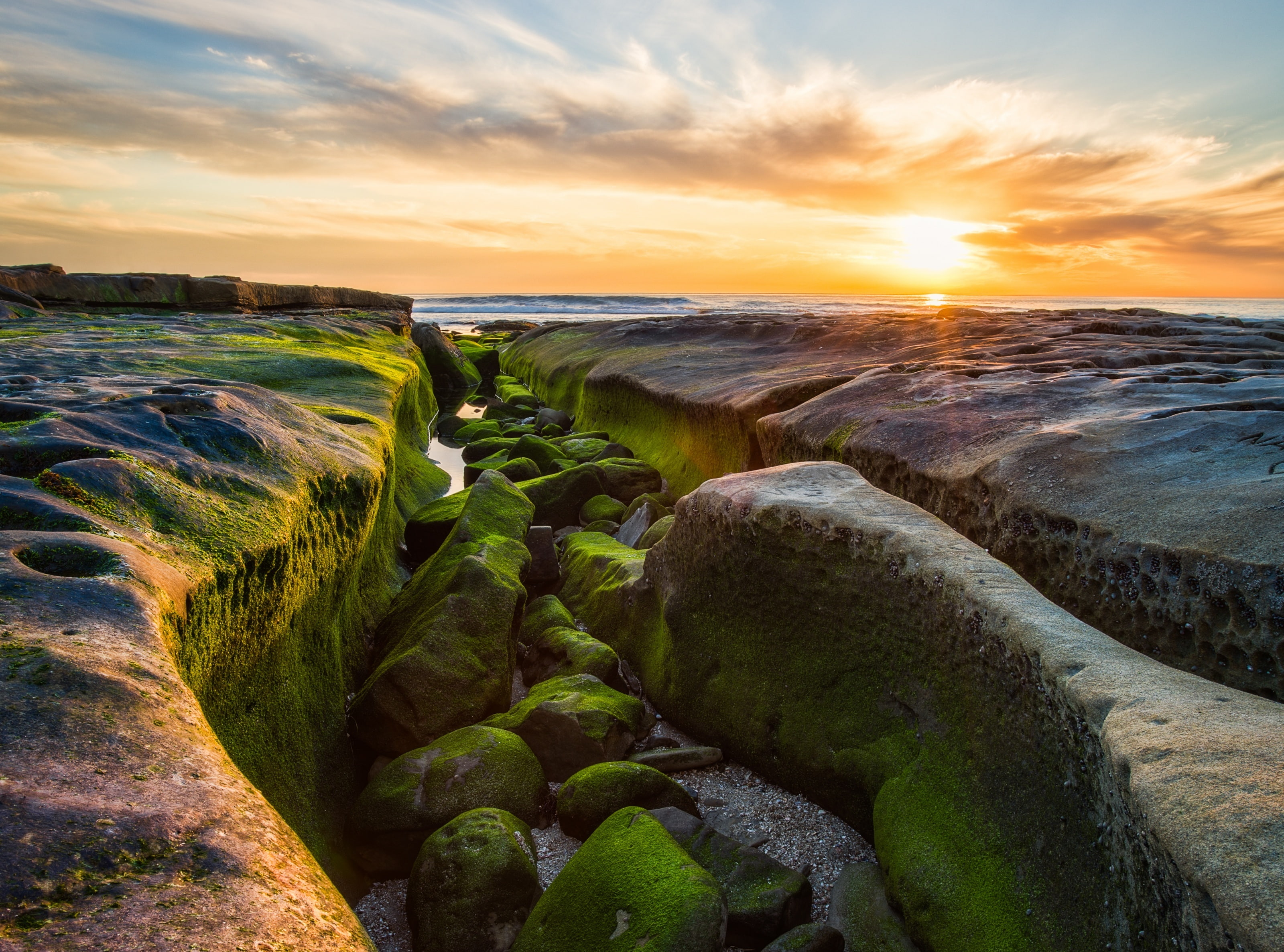rock - object, Rocks, Wave, tranquil scene, 5dmark3, Tide, Waves, Pacific, land, intothesun, Coast, Ocean, lajolla, Green, canon5dmarkiii, canon5d, scenics - nature, HD Wallpaper