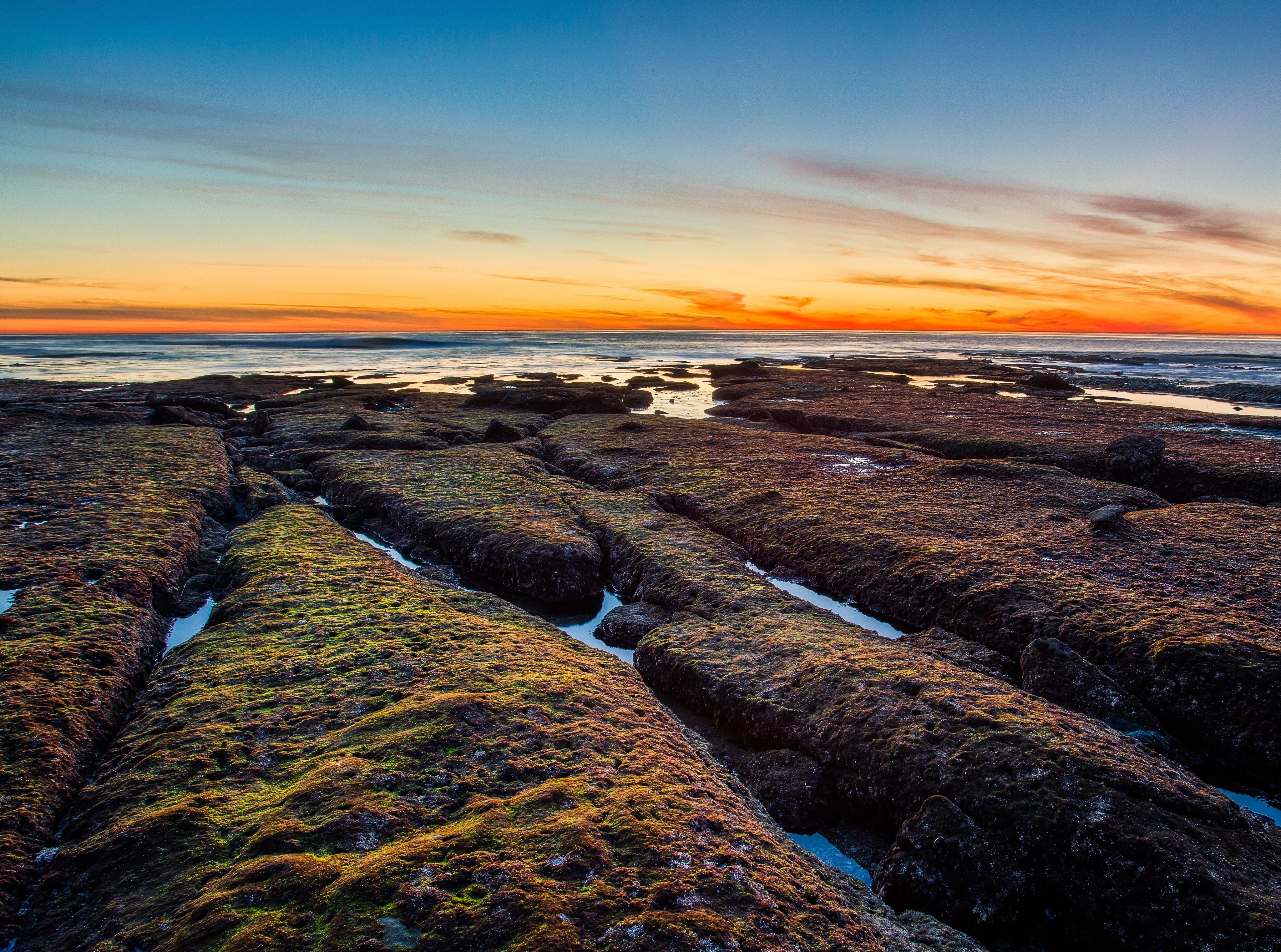 4K, rockybeach, Tide, canon5dmarkiii, lowtide, Cloud, 5dmark3, Dusk, Rock, Sunset, Beach, Pacific, Moss, Rocks, canon5d, Rocky, lajolla, Shore, Nature, HD Wallpaper