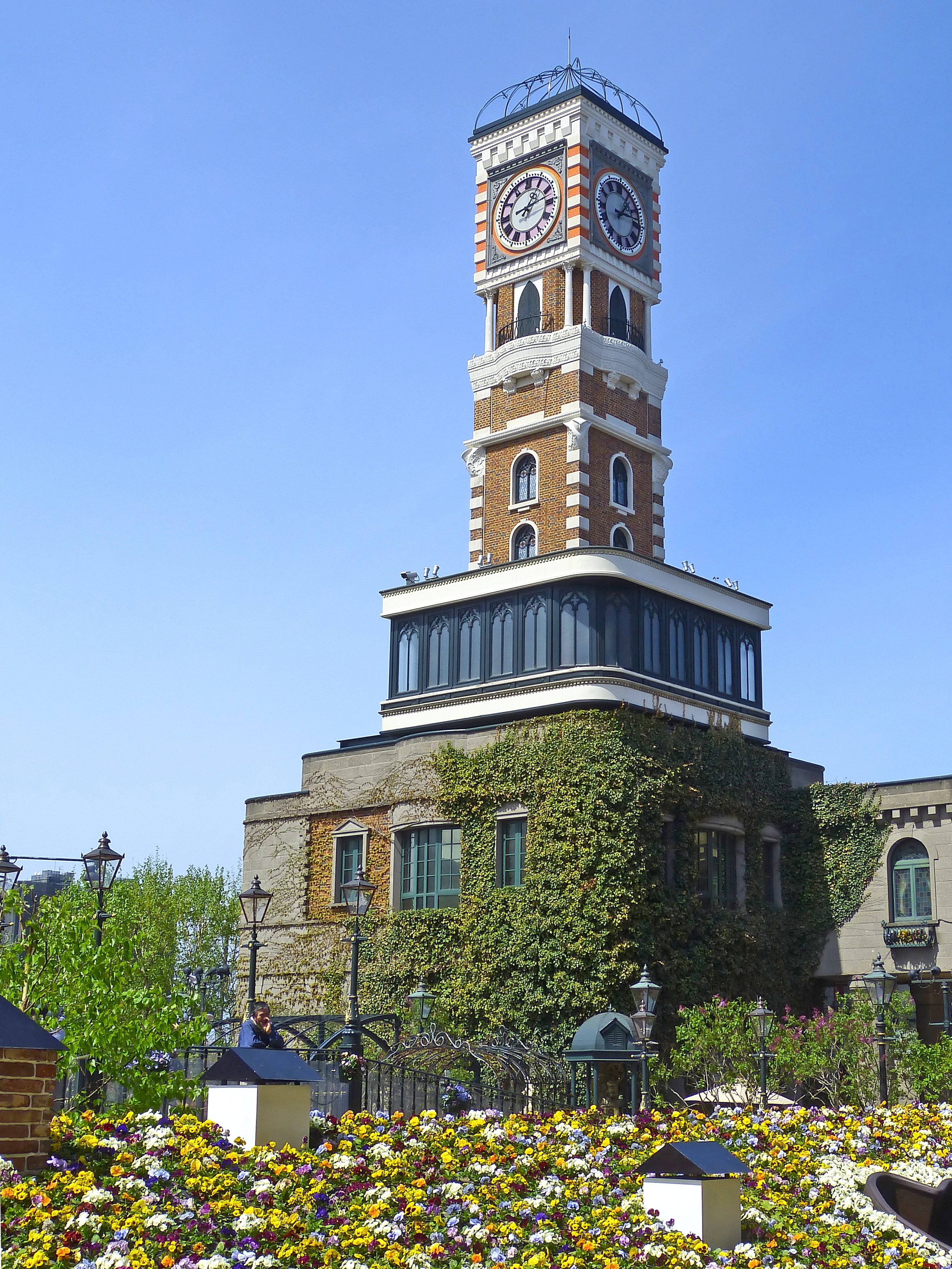 building exterior, no people, clock tower, building, japan, low angle view, clear sky, growth, outdoors, nature, time, park, tree, sapporo, architecture, Phone HD Wallpaper