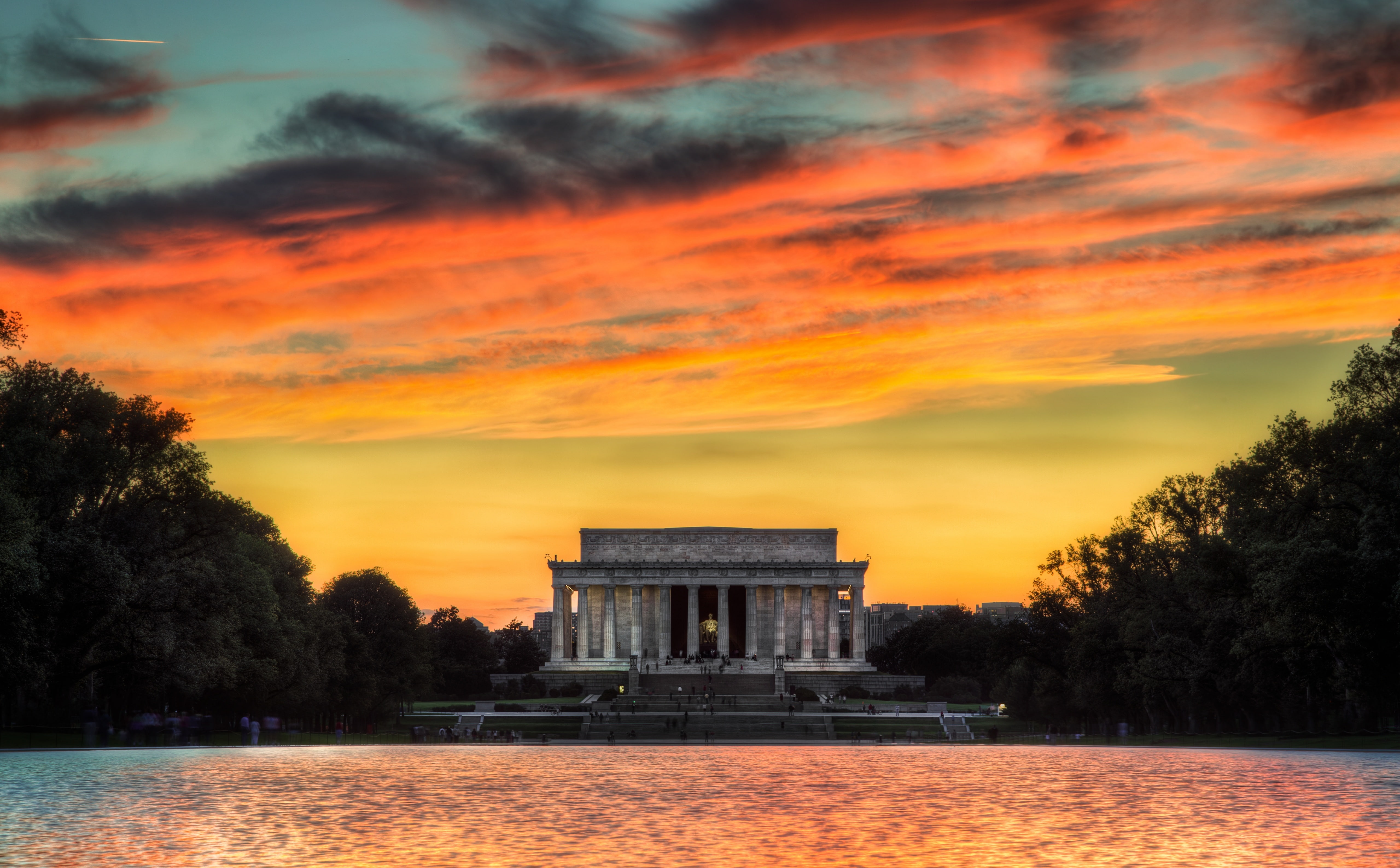 history, Mark, districtofcolumbia, landmark, Lincoln, 5dmark3, built structure, canon, travel destinations, canon5dmarkiii, plant, lake, Pool, building exterior, HD Wallpaper