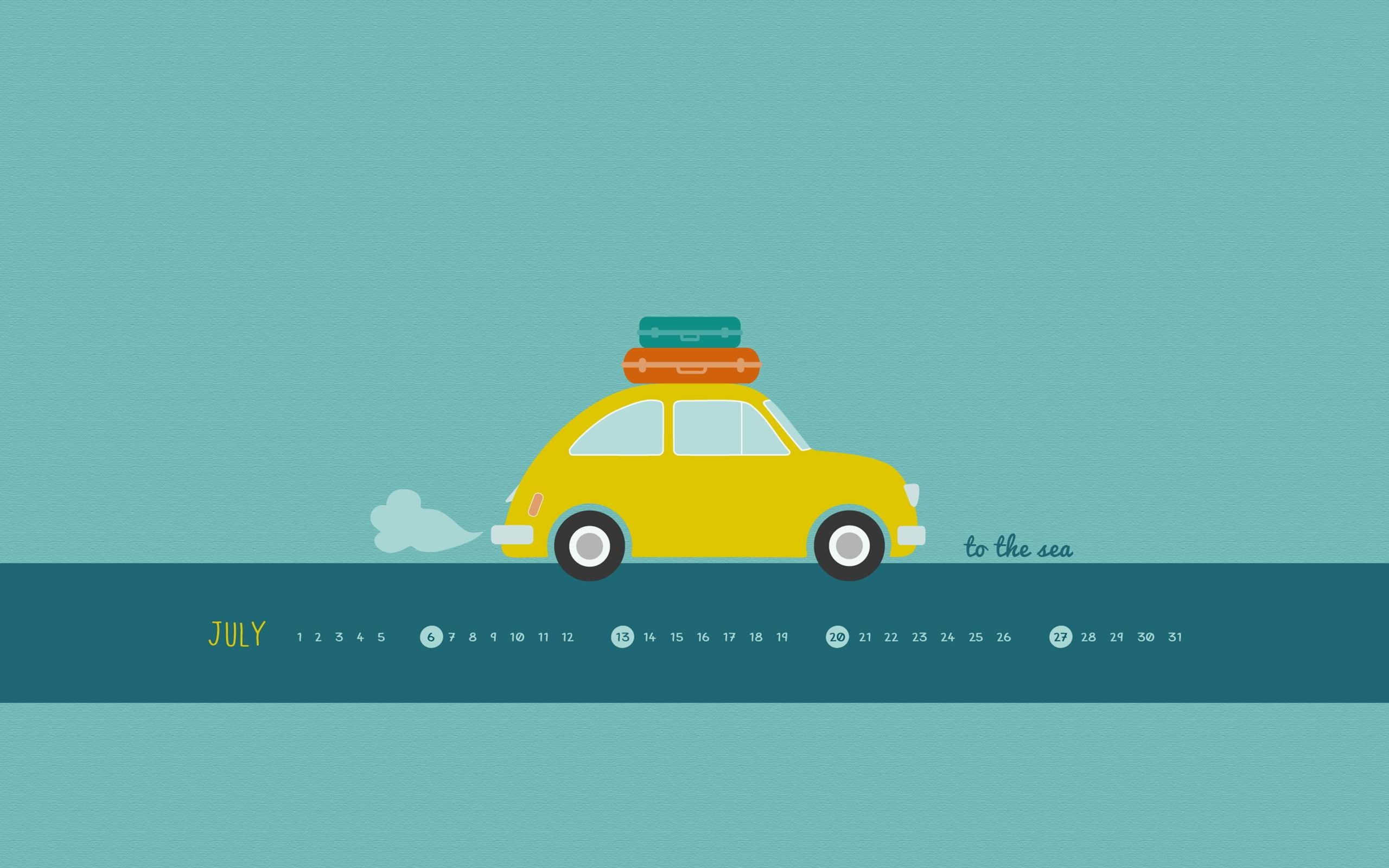 vehicle, toy, sea, 2K, creativity, communication, july, copy space, car, illustration, western script, transportation, calendar, studio shot, land vehicle, HD Wallpaper