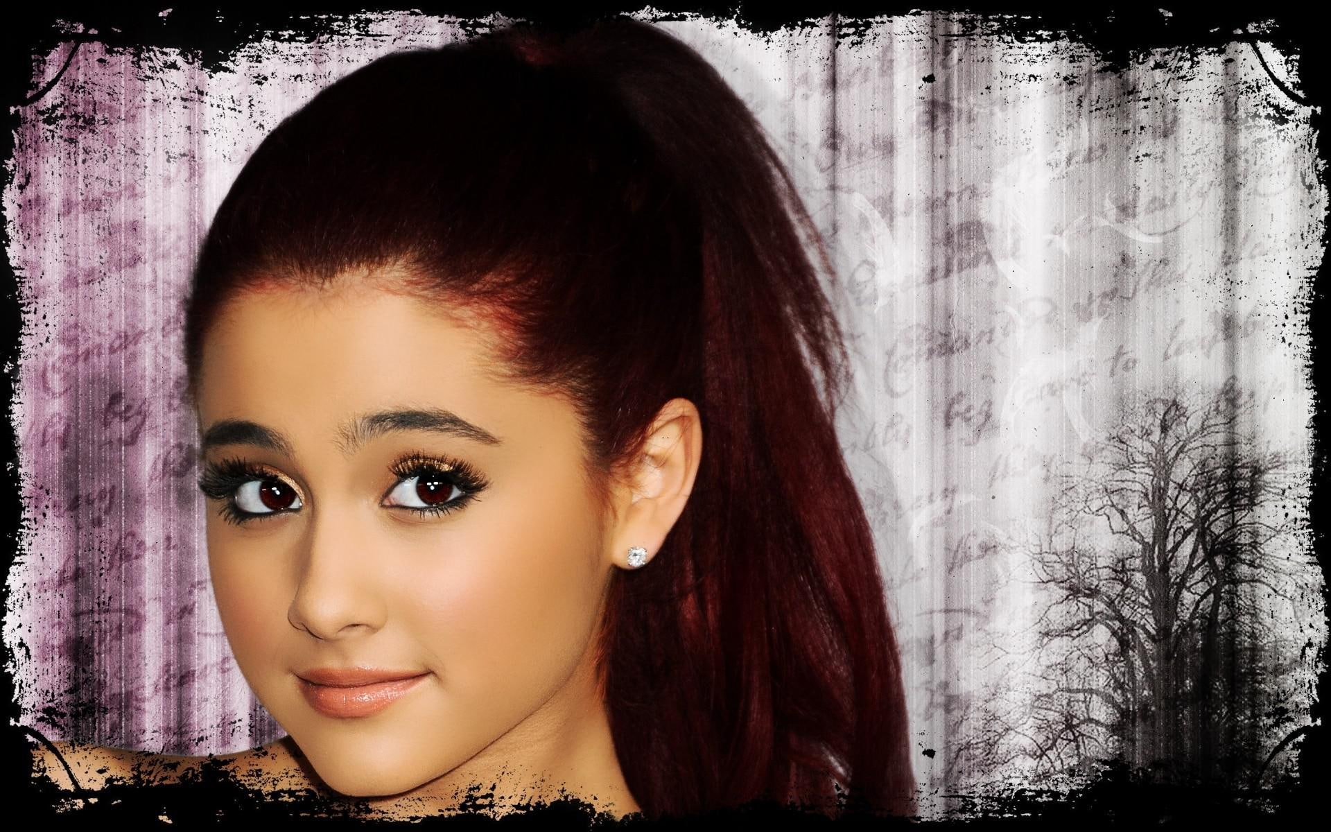 ariana grande, celebrities, 1080P, ariana, actresses, airbrushed, redheads, grande, girls, actress, women, celebrity, HD Wallpaper