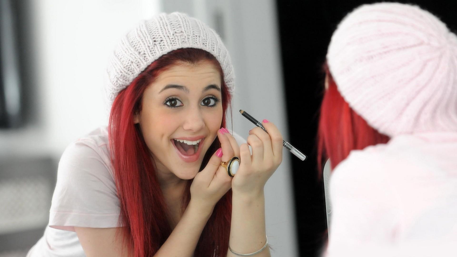 redheads, model, women, models, celebrity, 1080P, celebrities, ariana grande, ariana, girls, grande, HD Wallpaper