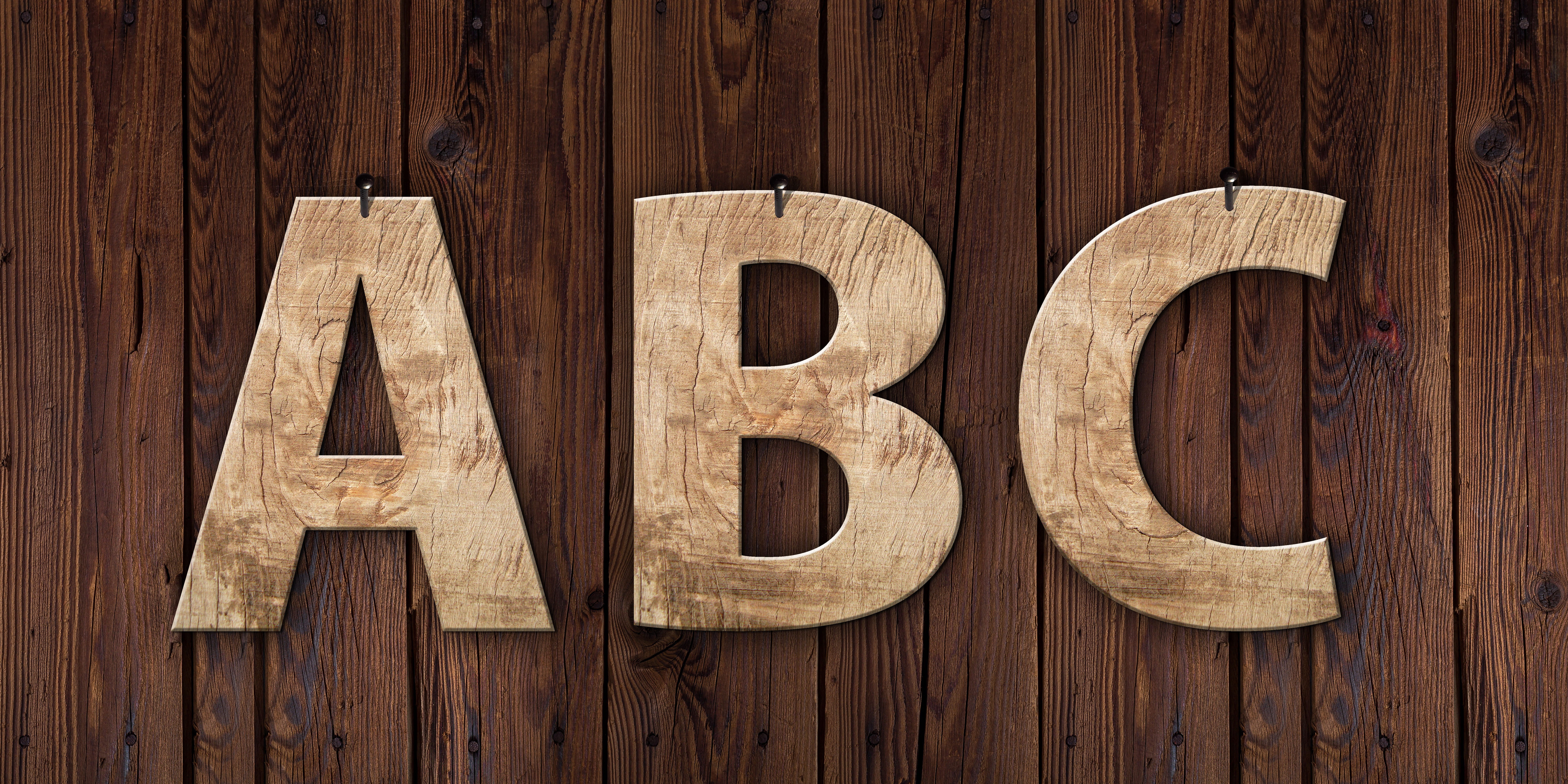 grain, no people, abc, gold, 8K, golden, education, wood grain, colored background, studio shot, group of objects, wood - material, typescript, literacy, HD Wallpaper