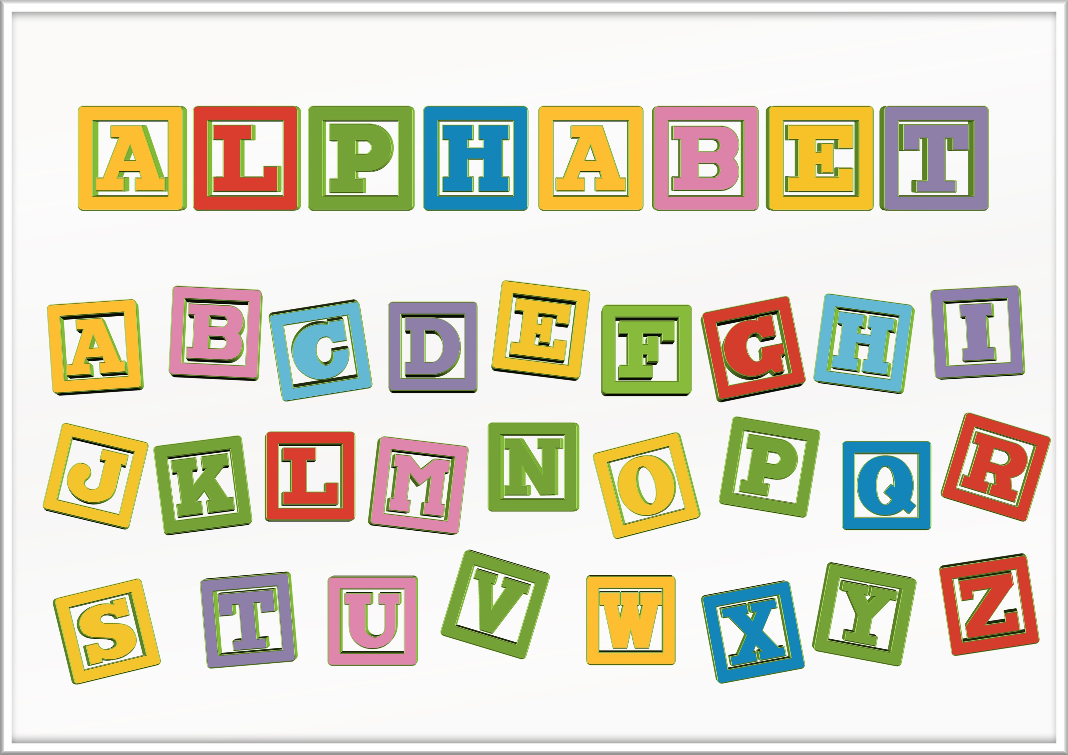 creativity, collection, no people, book, illustration, large group of objects, learn, illiterate, training, indoors, capital letter, literacy, toy block, HD Wallpaper