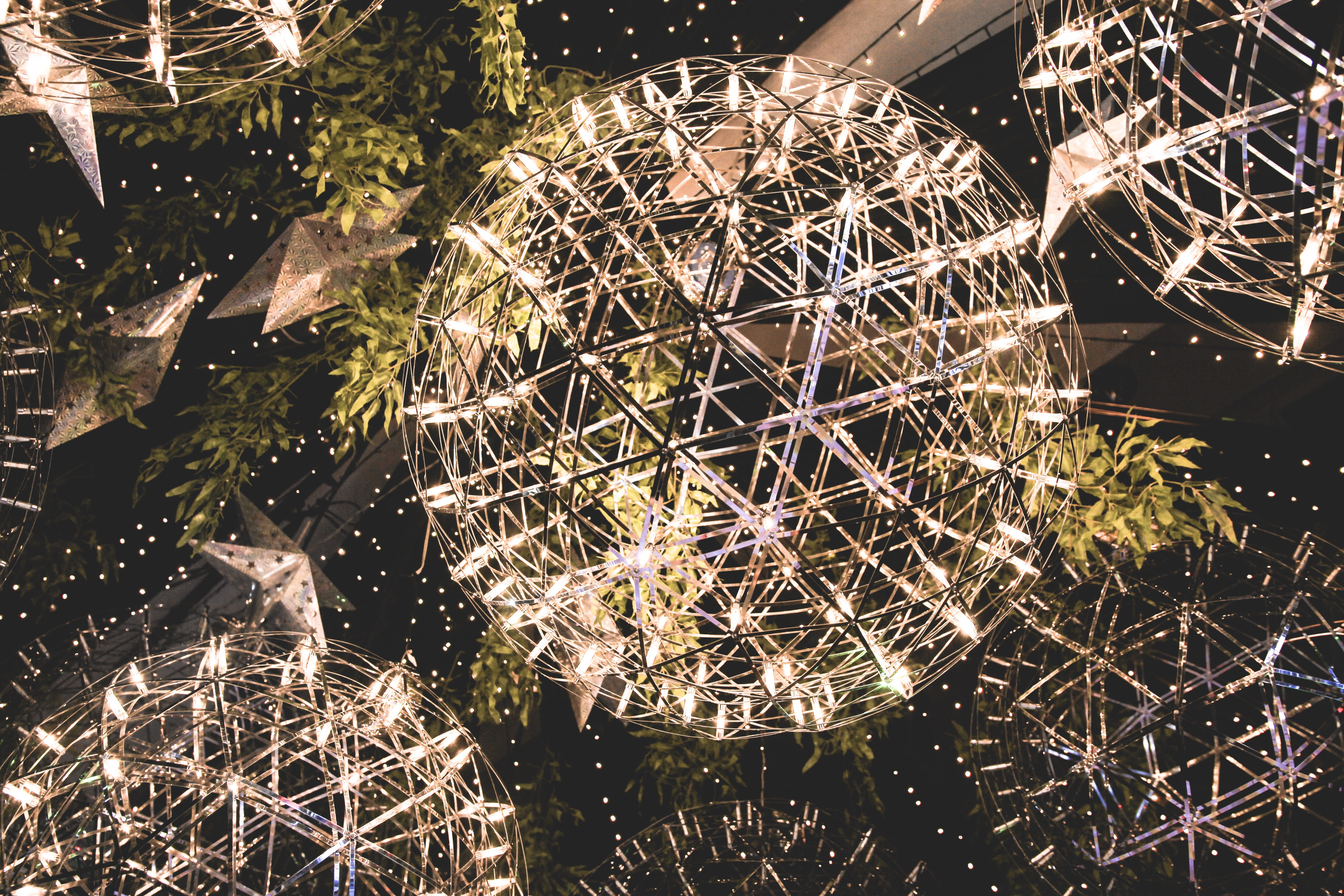 christmas lights, pattern, celebration, philippines, hanging, 5K, lighting equipment, no people, decoration, nature, christmas, mandaluyong, animal, christmas decoration, HD Wallpaper