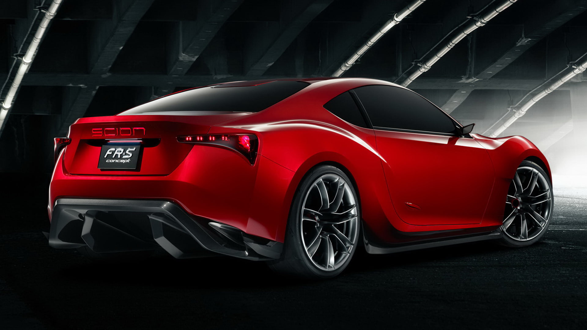 concept cars, vehicle, car, Scion FR-S, red cars, 1080P, HD Wallpaper