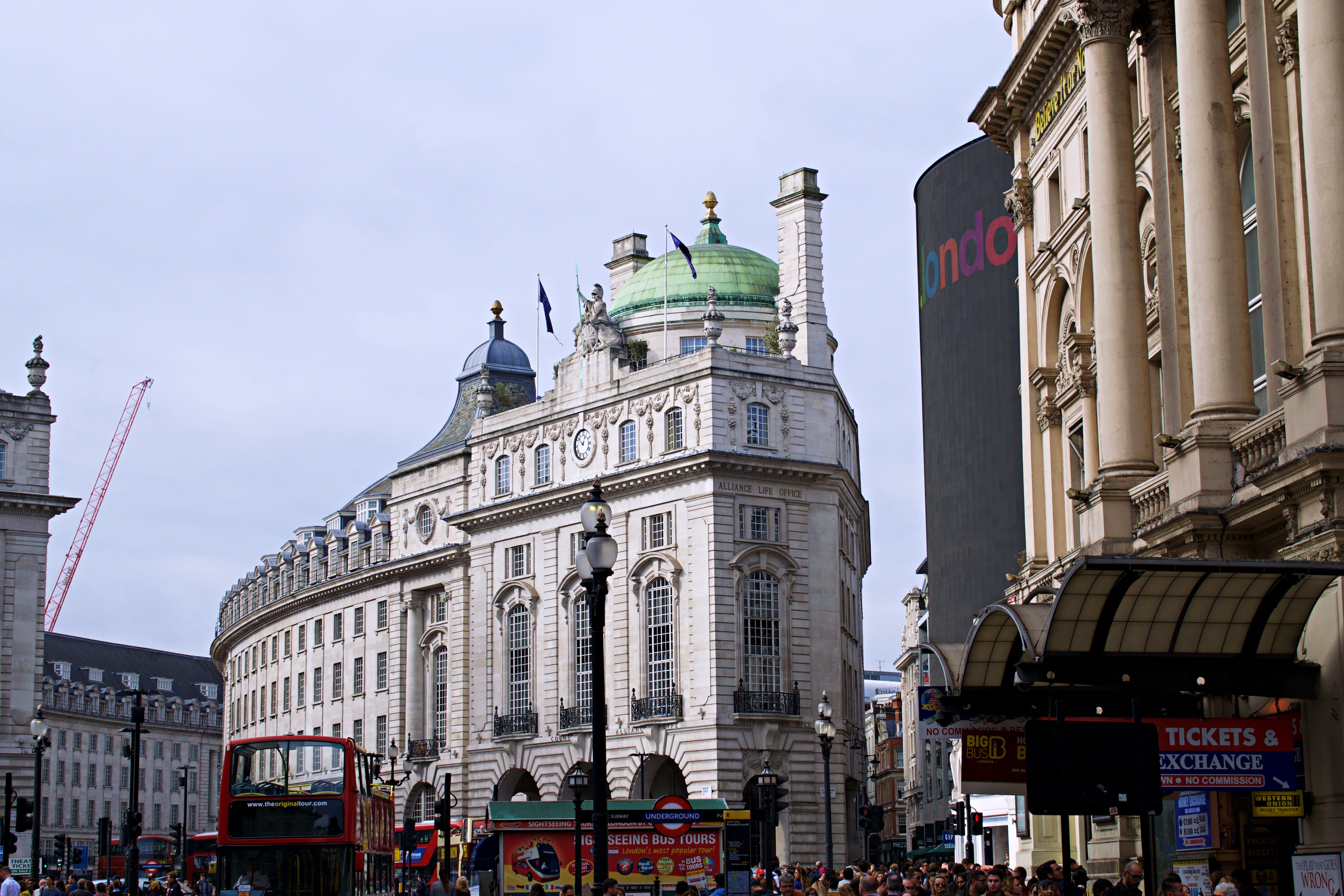 sign, building, piccadilly circus, communication, skyscraper, travel destinations, 5K, no people, architecture, low angle view, history, built structure, HD Wallpaper