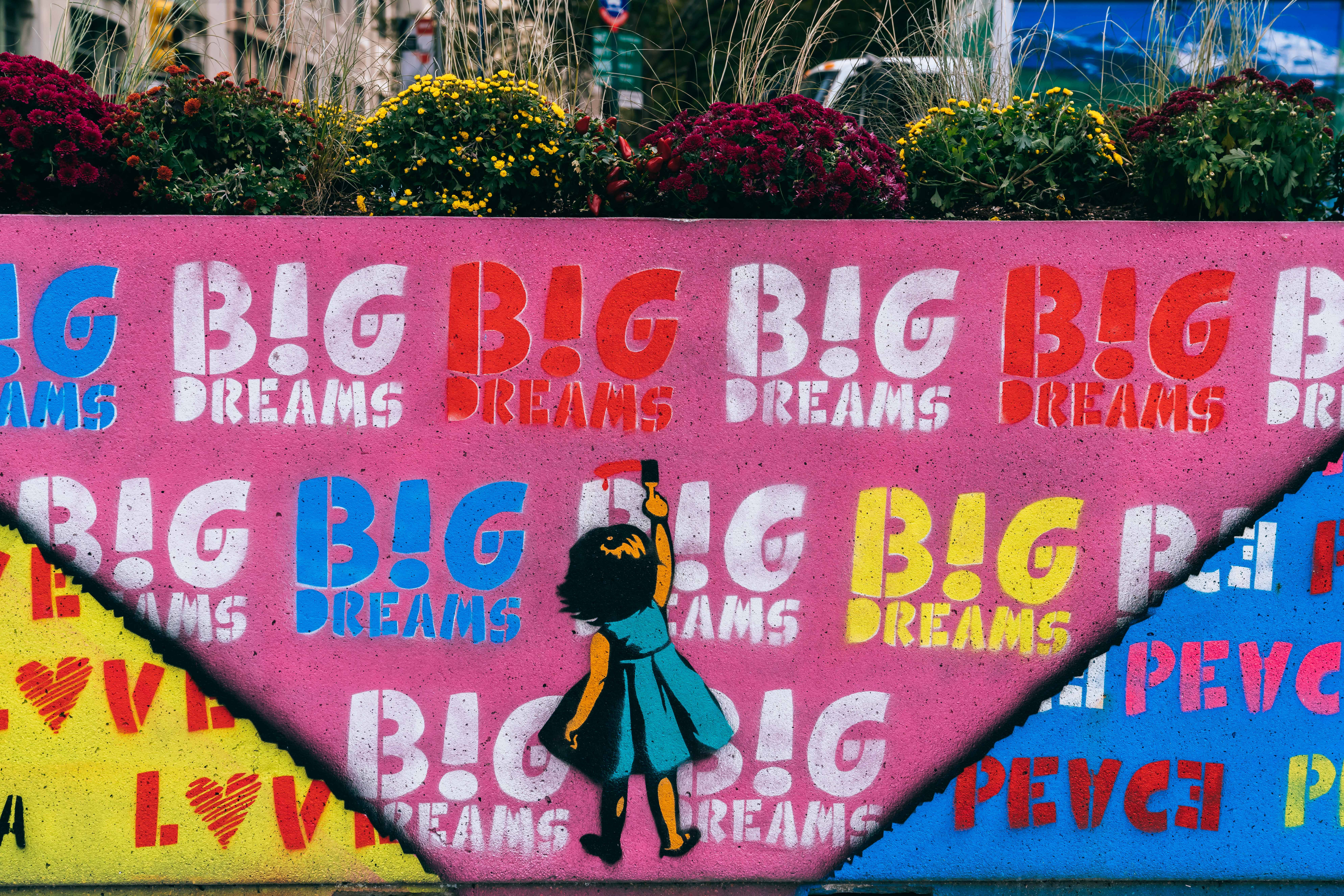 full length, plant, multi colored, day, sticker, architecture, one person, capital letter, complete, billboard, real people, message, human, graffiti, series, HD Wallpaper