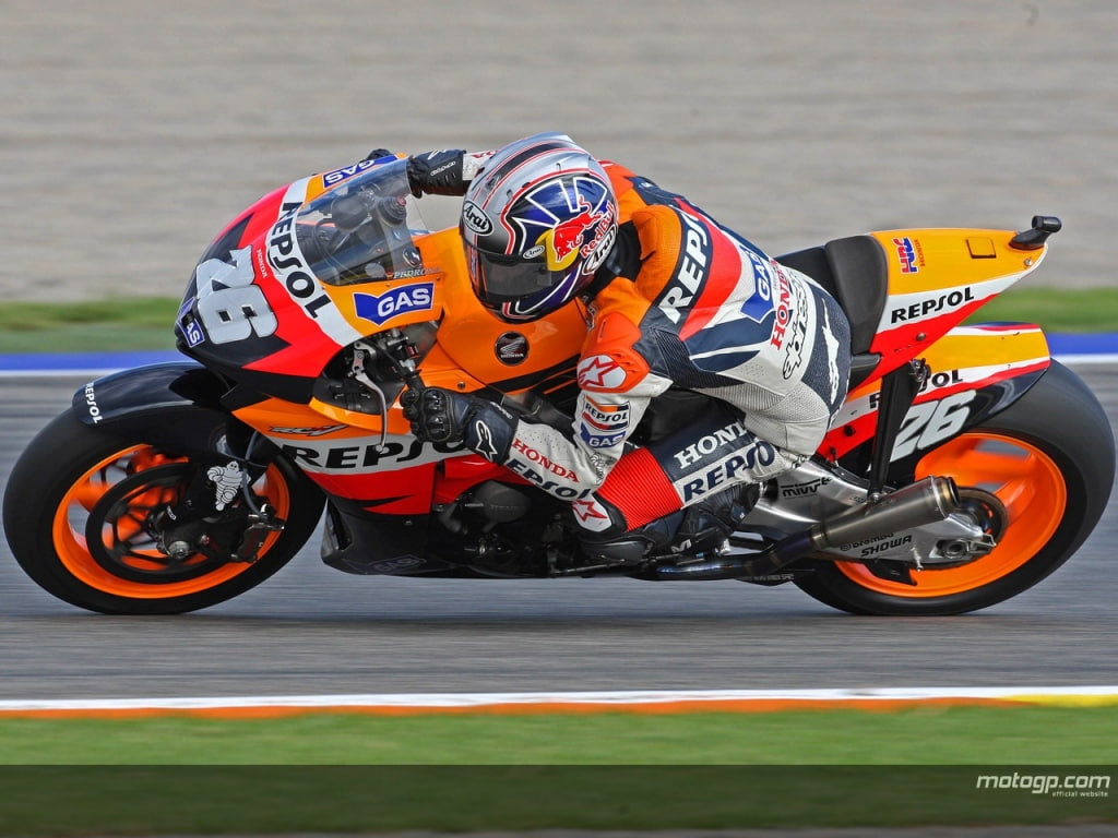 art, motoGP, 480P, sports, auto, pedrosa, hd, racing, Honda, Auto racing, HD Wallpaper