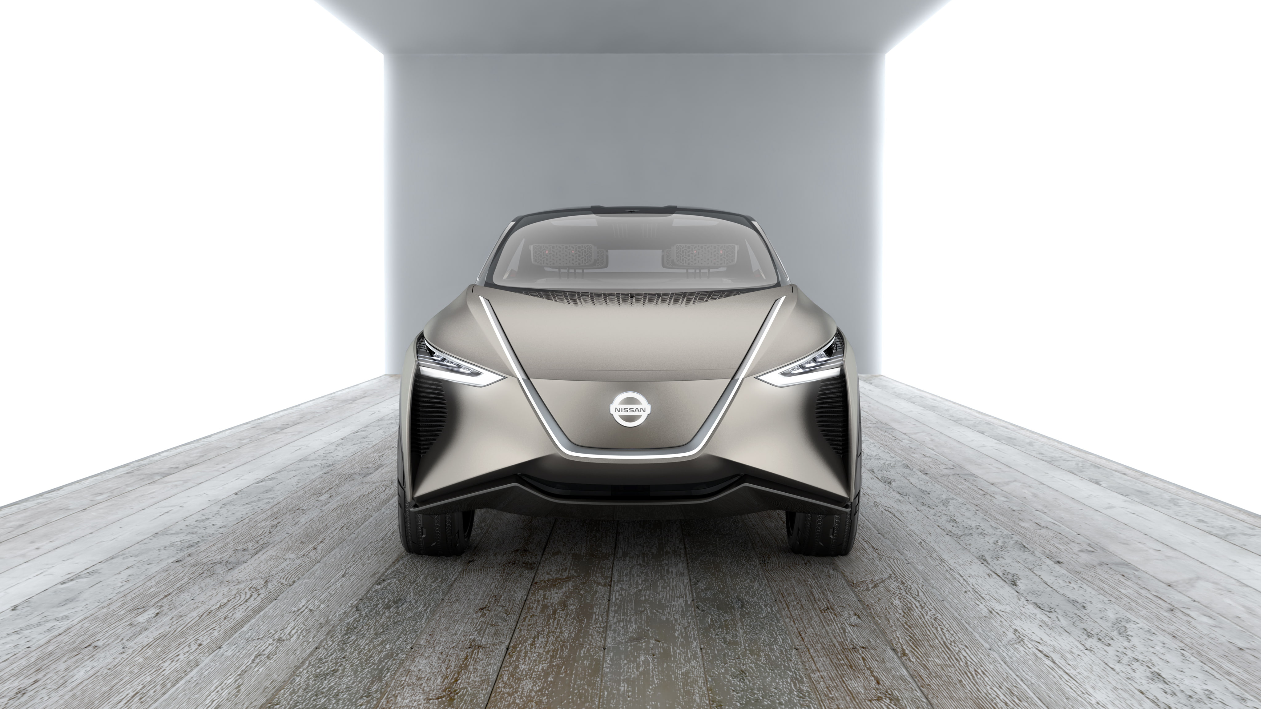 Nissan, architecture, Concept, metal, wall - building feature, Show, travel, modern, day, k, IMx, motor vehicle, no people, 2018, technology, wireless technology, HD Wallpaper