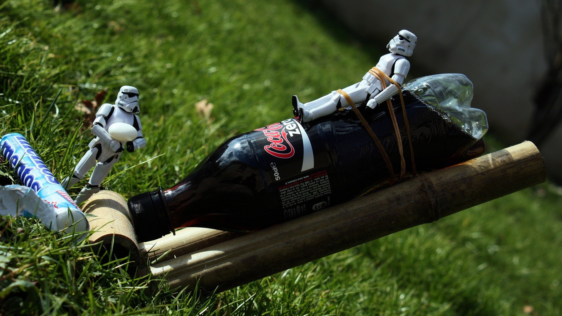 star, 1080P, mentos, hd, Star Wars, x, stars, space, wars, Stormtroopers, cocacola, macro, grass, art, HD Wallpaper