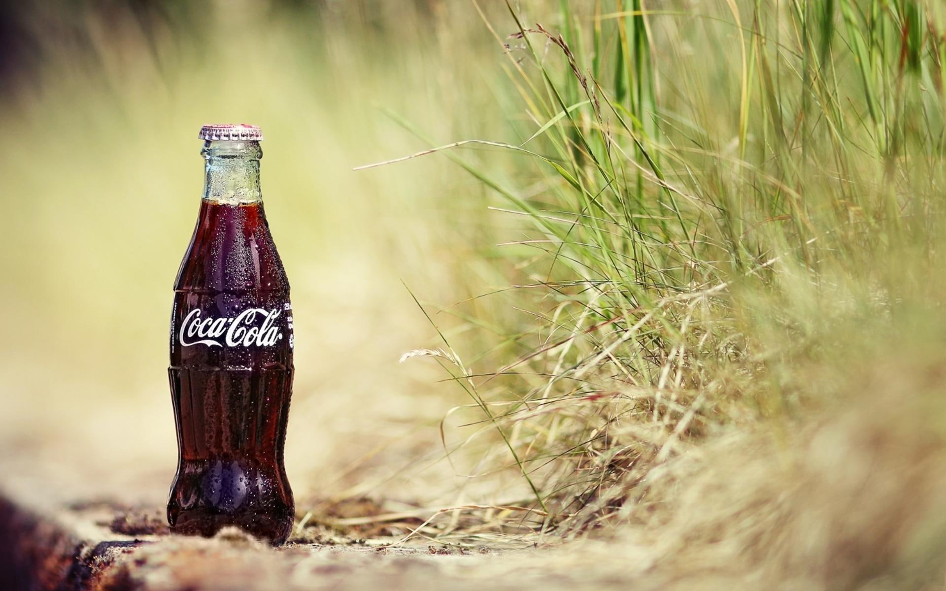 bottle, 1080P, cola, 3d and abstract, chill, coke, HD Wallpaper