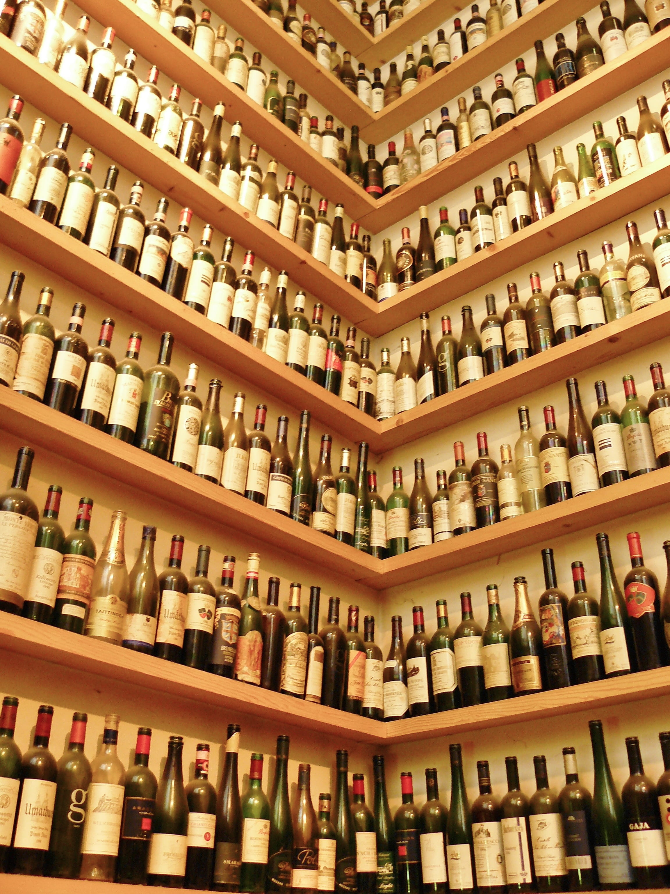 arrangement, abundance, wineries, bottle, wine, storage, wines, indoors, order, wine trade, glass, wine bottles, choice, wine tasting, food and drink, large group of objects, Phone HD Wallpaper