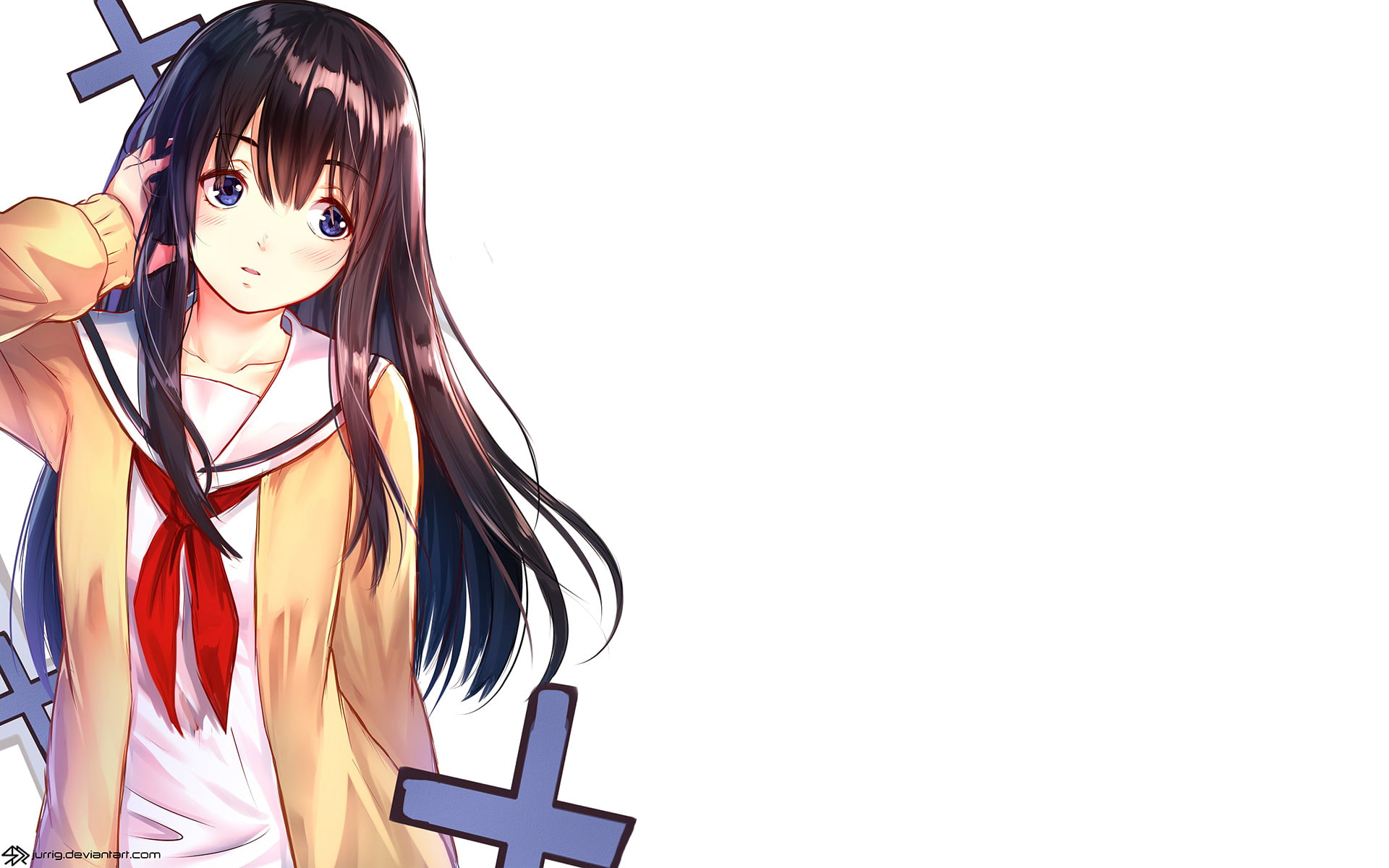 Naoka Ueno, Koe No Katachi, 1080P, Anime, HD Wallpaper