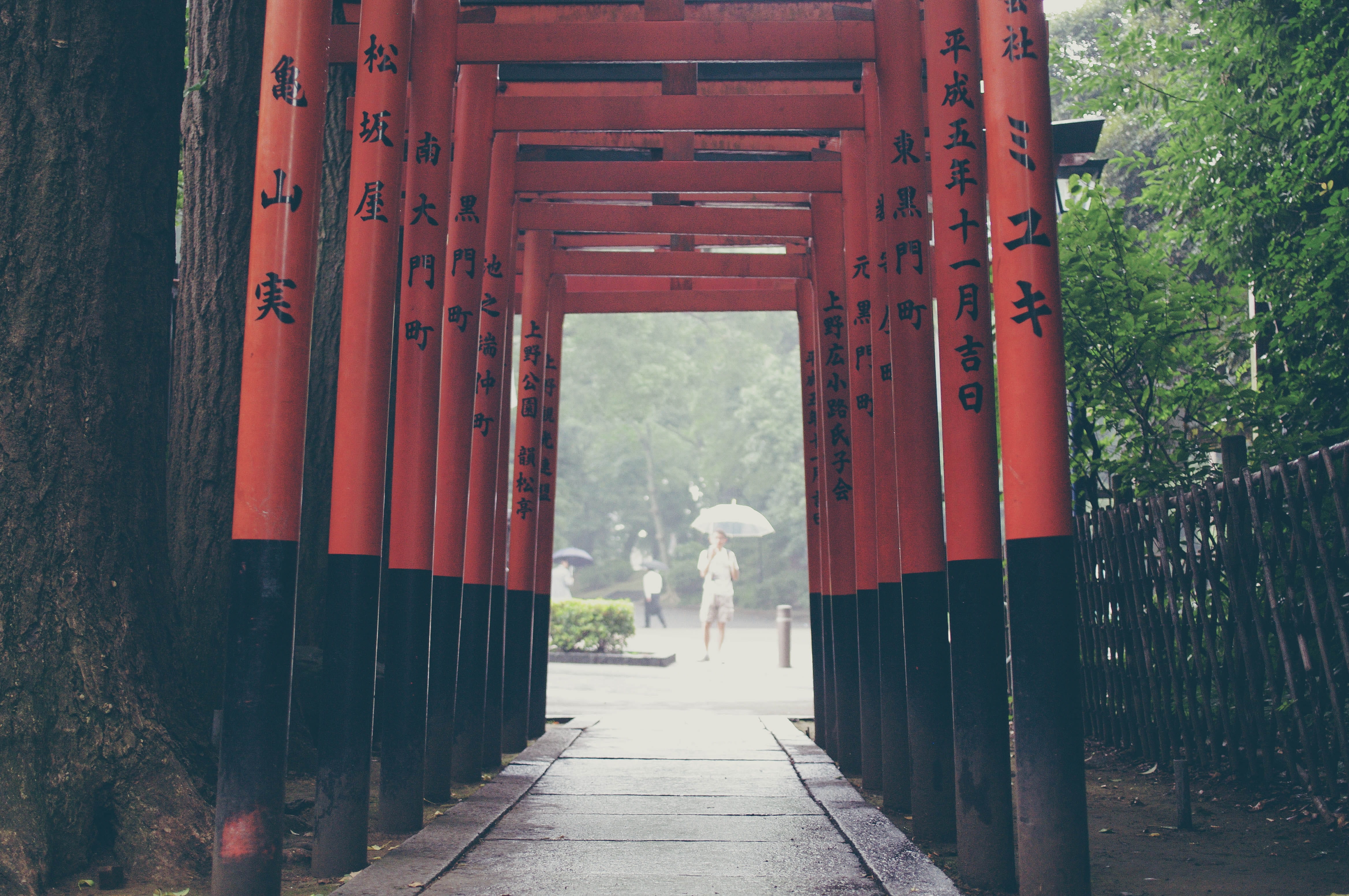 ueno, travel destinations, japan, building, belief, built structure, shrine, prayers, architecture, outdoors, ueno park, spirituality, diminishing perspective, HD Wallpaper