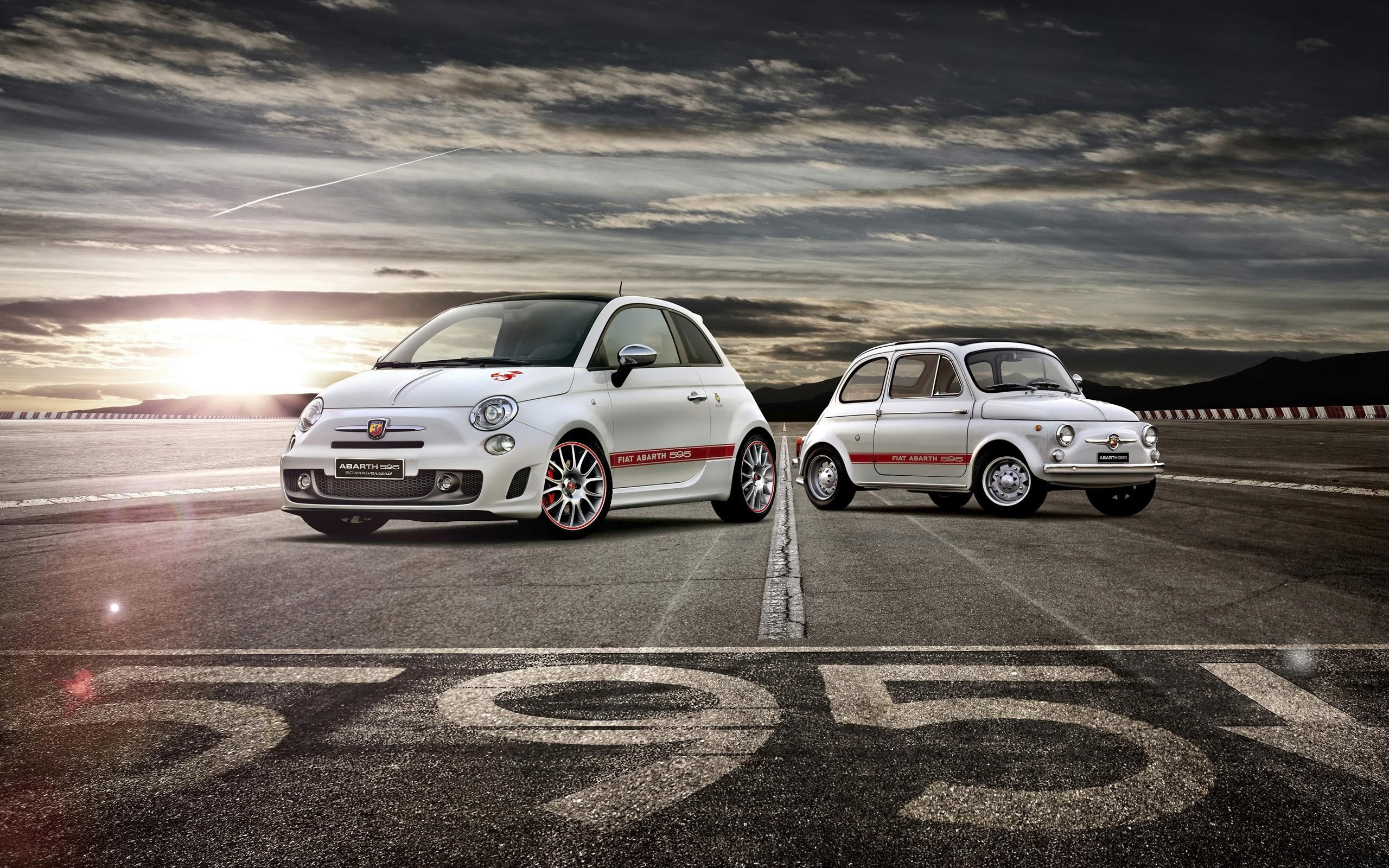 2K, hatchback, fiat, cars, 50th, anniversary, 2014, abarth, th, HD Wallpaper