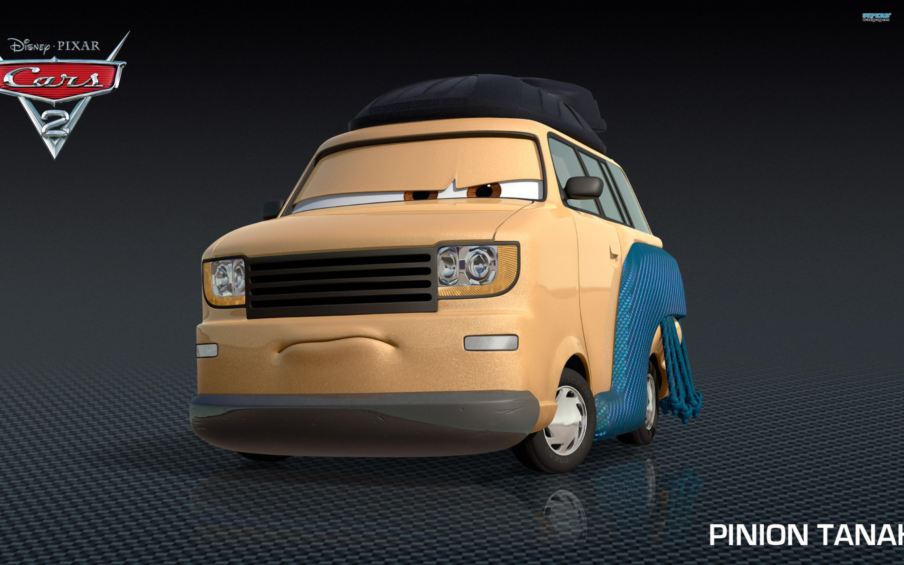 cars 2, 2K, pinion, cars, tanaka, cartoons, movies, HD Wallpaper