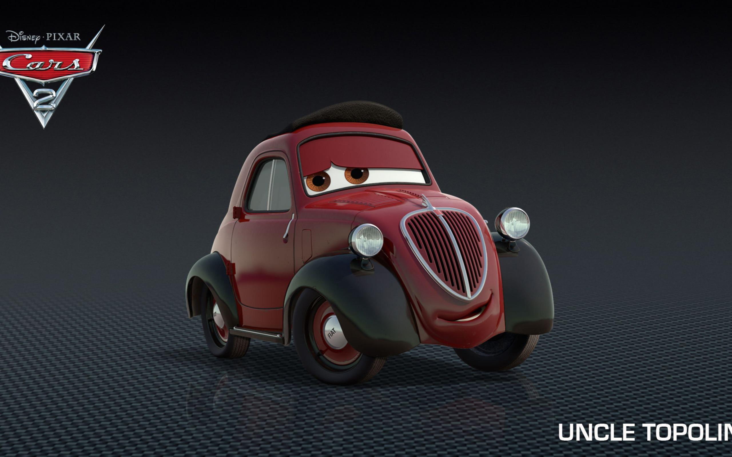cars, movies, topolino, cartoons, 2K, uncle, cars 2, HD Wallpaper