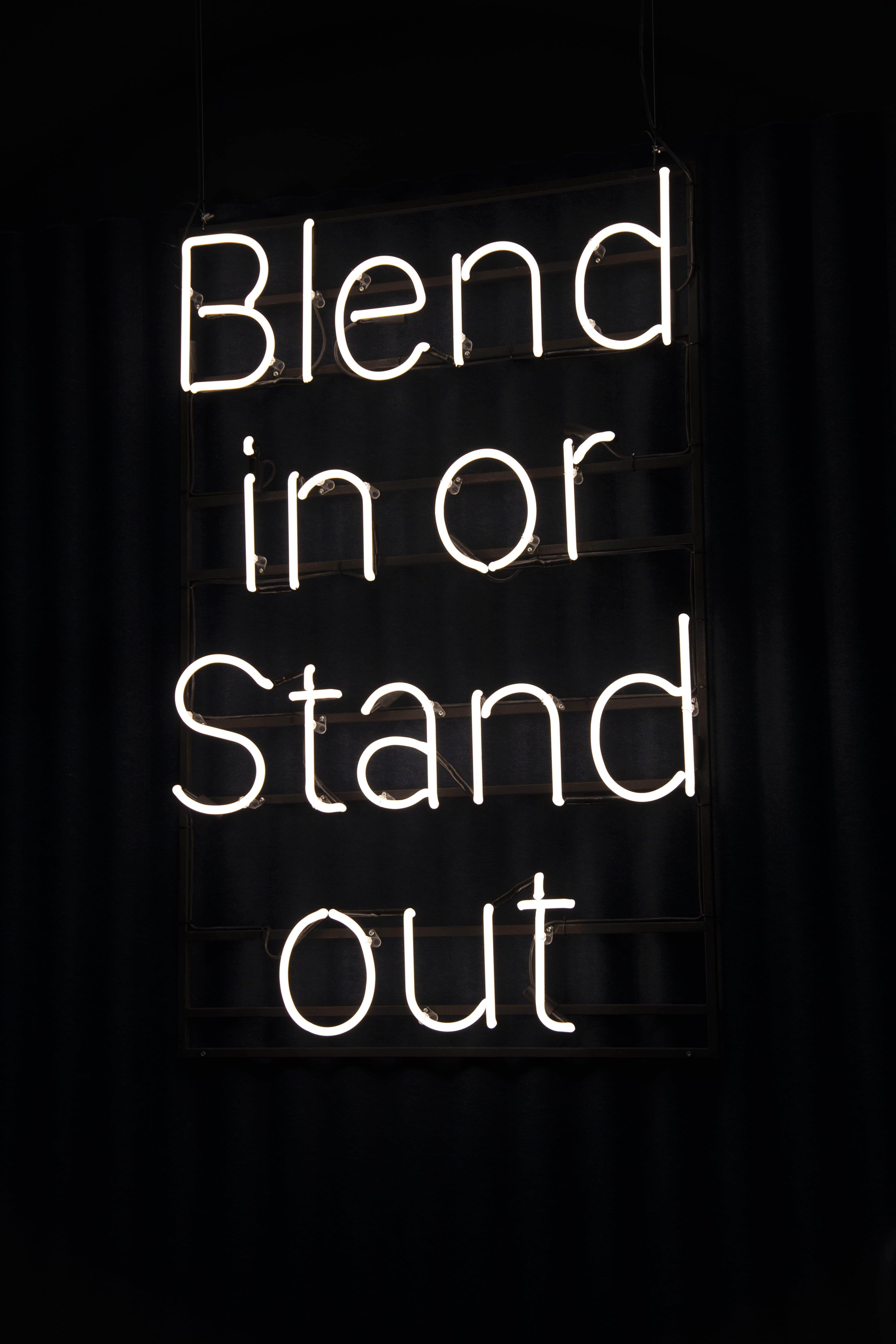 advertisement, alphabet, food and drink, stand, retail, ampersand, lighting equipment, black background, illuminated, no people, store, night, message, Phone HD Wallpaper