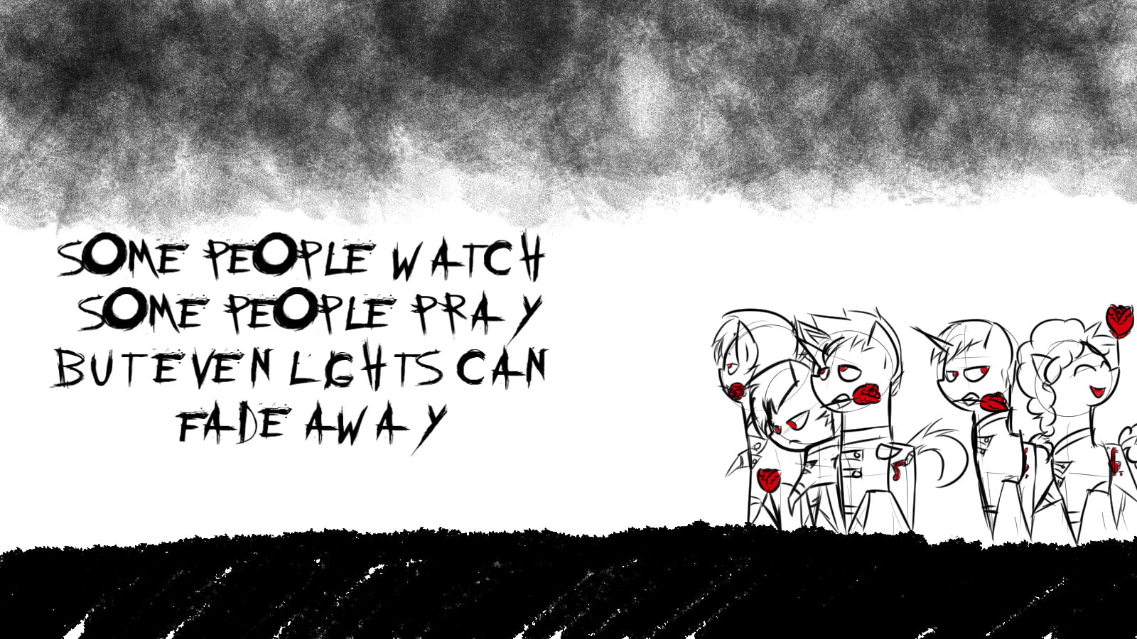 My Chemical Romance, 720P, Rose, My Little Pony, Band (Music), HD Wallpaper