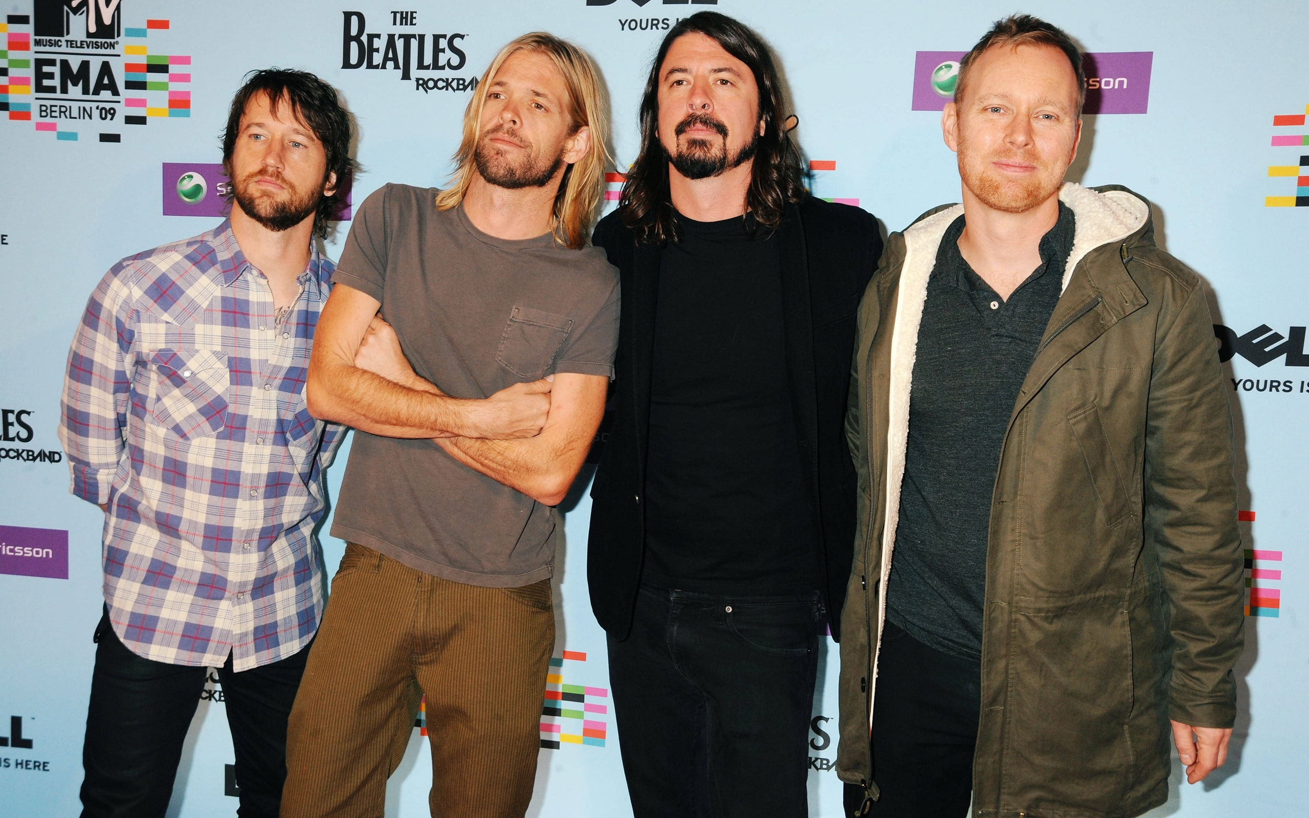 foo, foo fighters poster, 2K, men, dude, fighters, HD Wallpaper