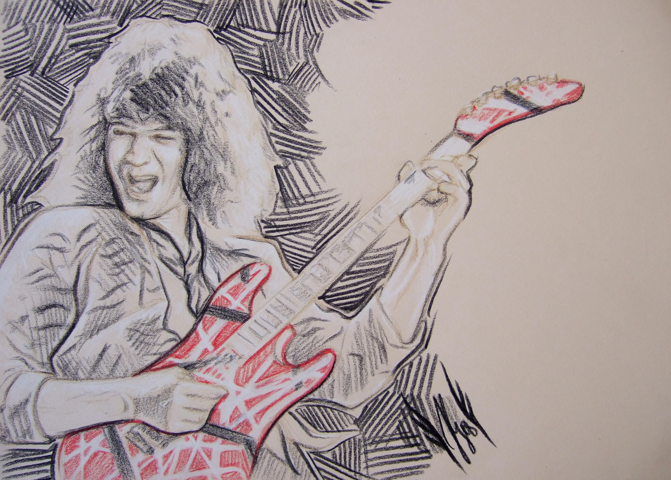 hard, 2K, halen, rock, metal, guitar, bands, heavy, van, HD Wallpaper