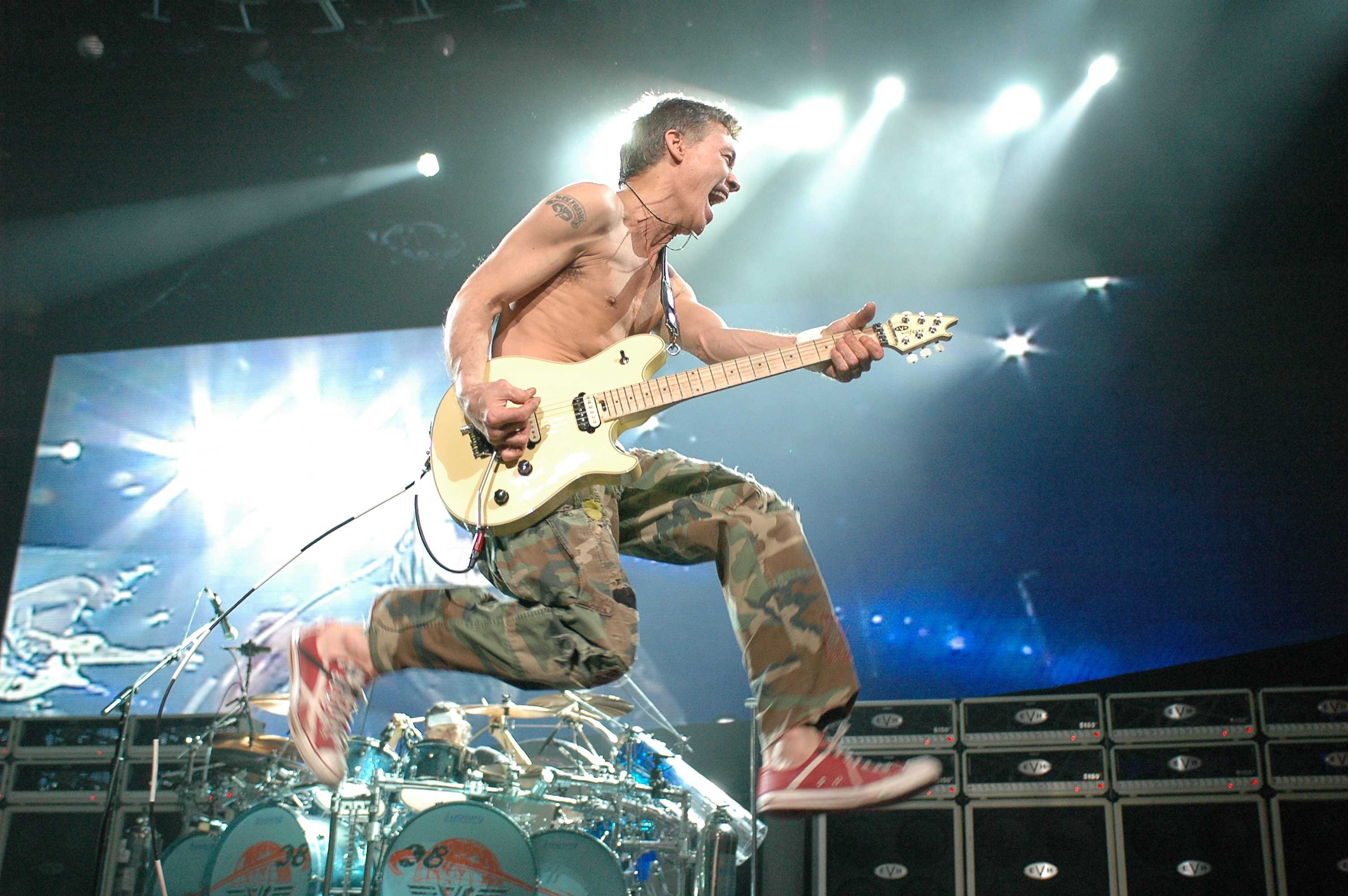 guitar, halen, 2K, heavy, rock, hard, metal, bands, van, concert, HD Wallpaper