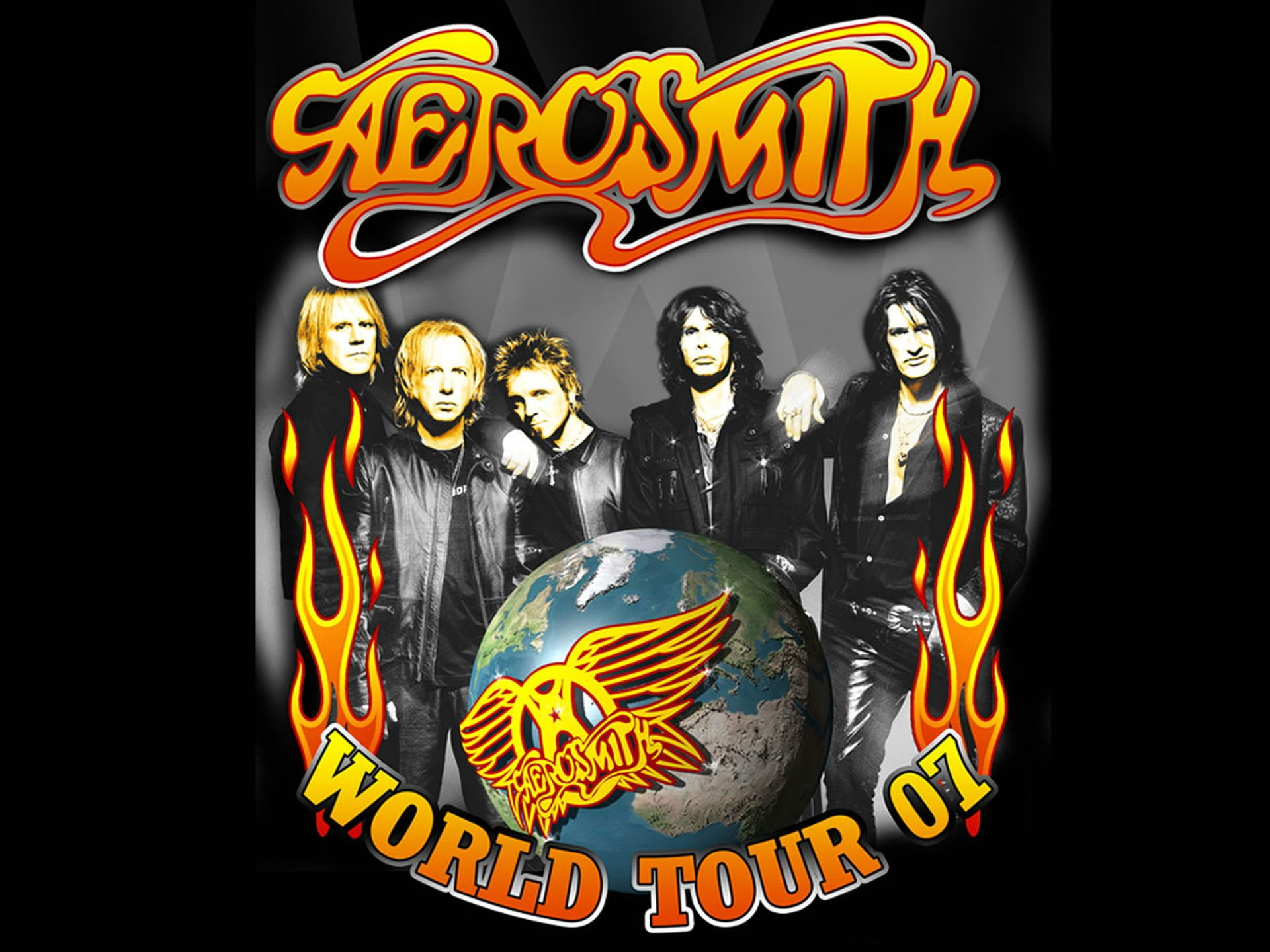 rock, glam, hard, heavy, metal, aerosmith, 1080P, HD Wallpaper