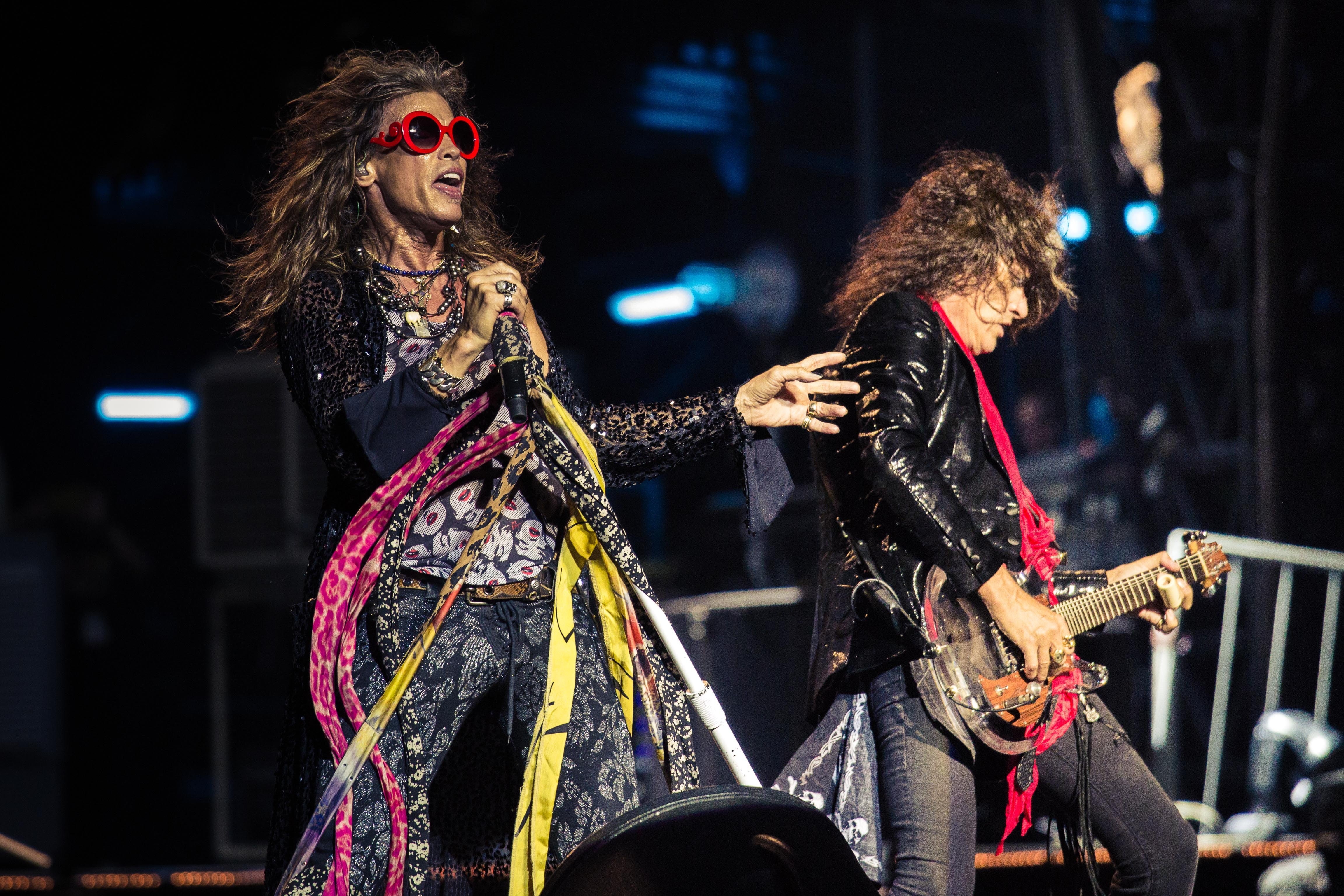 hard, aerosmith, 4K, metal, concert, glam, rock, guitar, heavy, HD Wallpaper