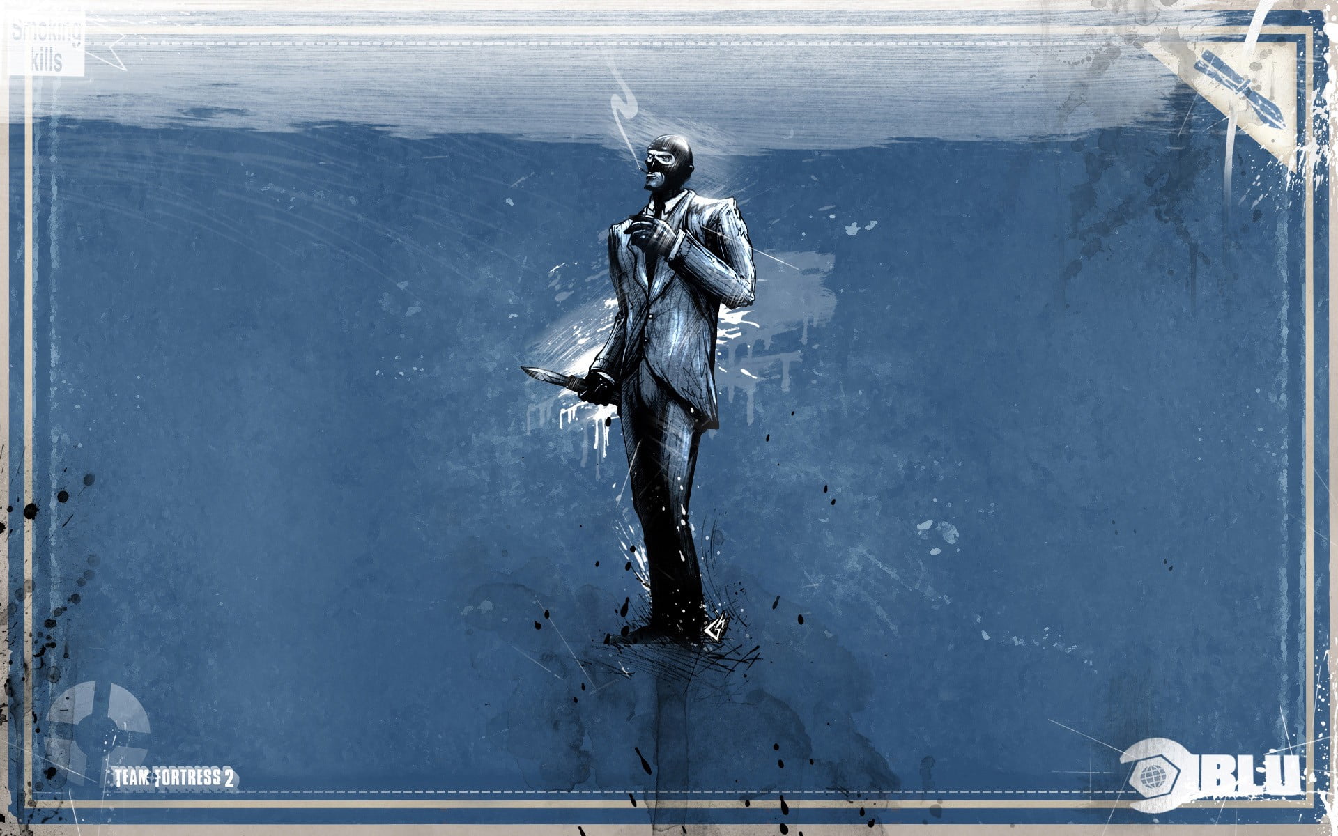water, man, representation, day, sculpture, male likeness, nature, spirituality, Team Fortress 2, auto post production filter, religion, creativity, belief, HD Wallpaper