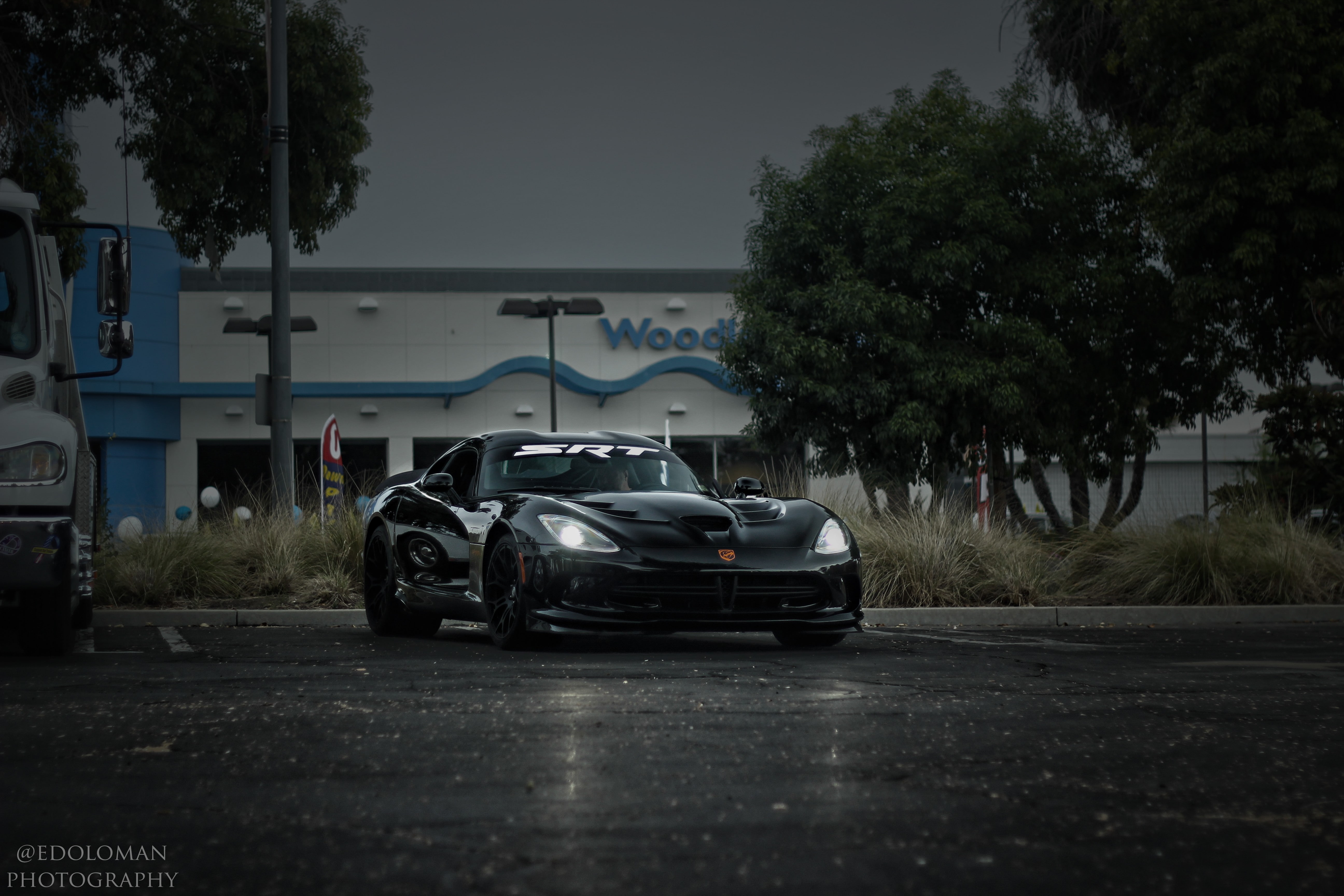 plant, built structure, transportation, Dodge Viper, nature, land vehicle, road, street, 5K, architecture, on the move, day, travel, car, stationary, city, HD Wallpaper