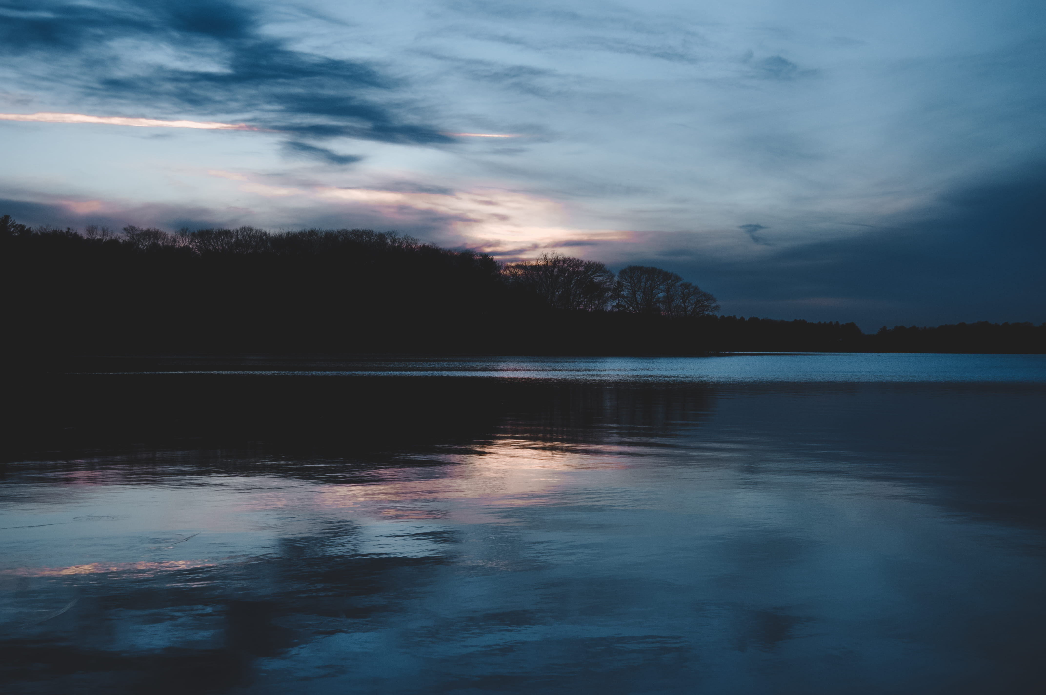 beauty in nature, trees, waterfront, reflection, outdoors, scenics - nature, danvers, tranquility, color, nature, united states, sky, tranquil scene, tree, HD Wallpaper