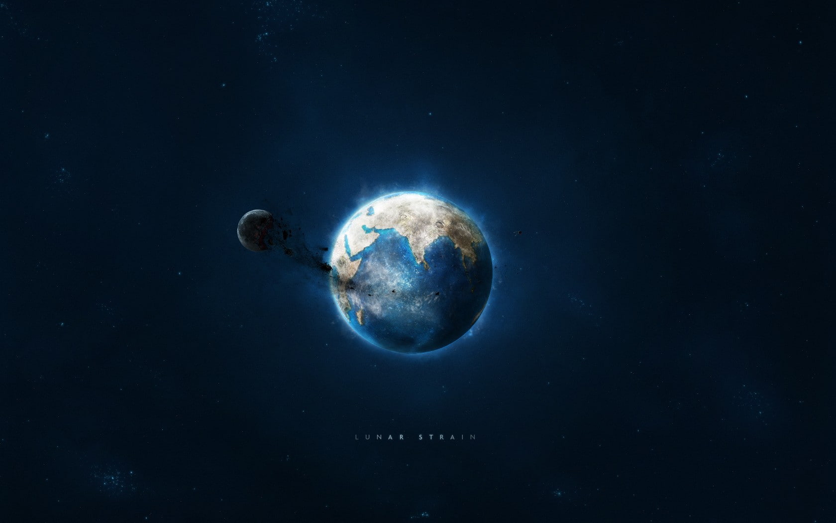lunar strain, nature, orbiting, cloud - sky, Earth, planet, planet - space, space exploration, digital composite, no people, astronomy, space, planet earth, HD Wallpaper