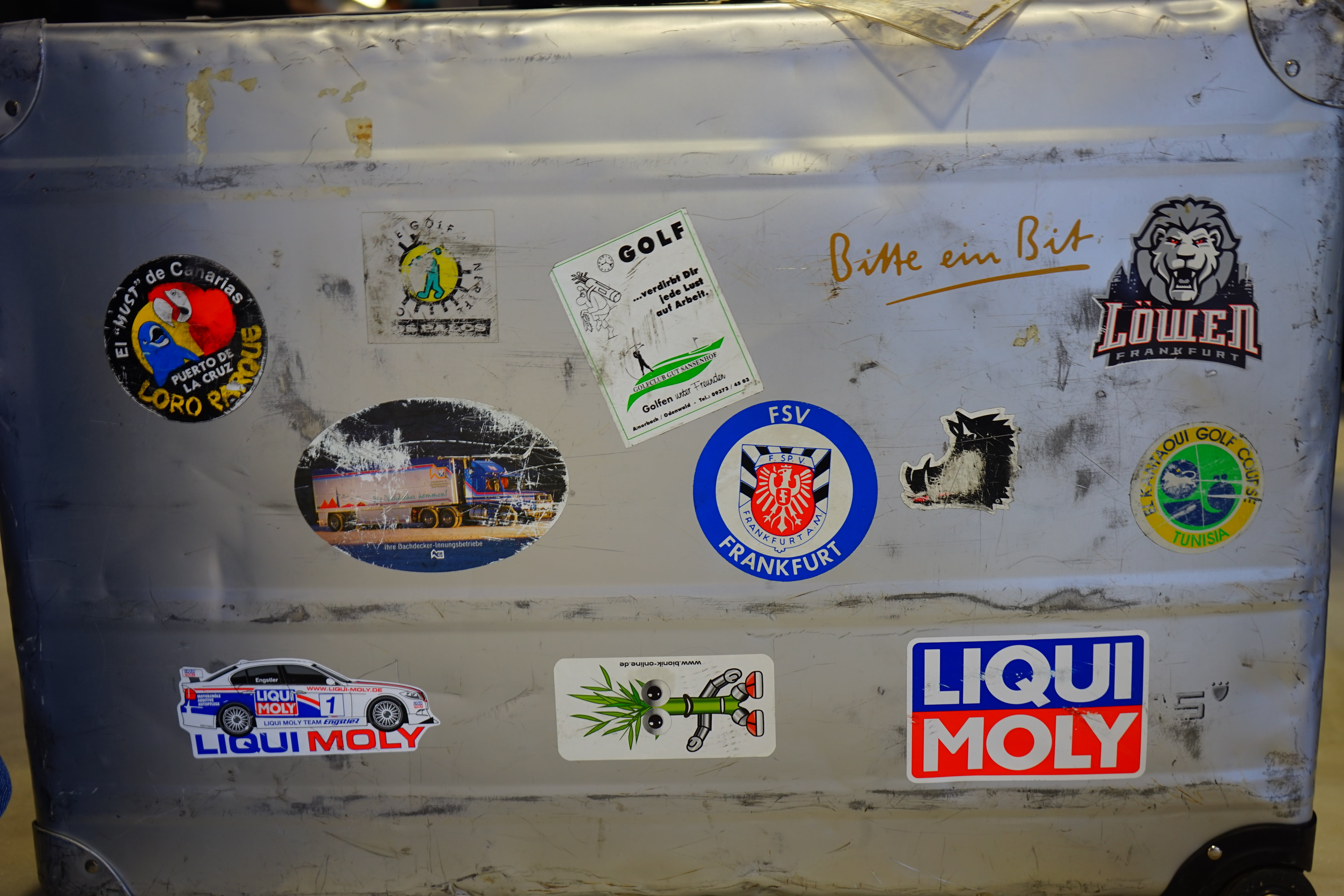 sticker, multi colored, glued, sign, human representation, 5K, built structure, script, mode of transportation, luggage, creativity, well traveled, architecture, HD Wallpaper