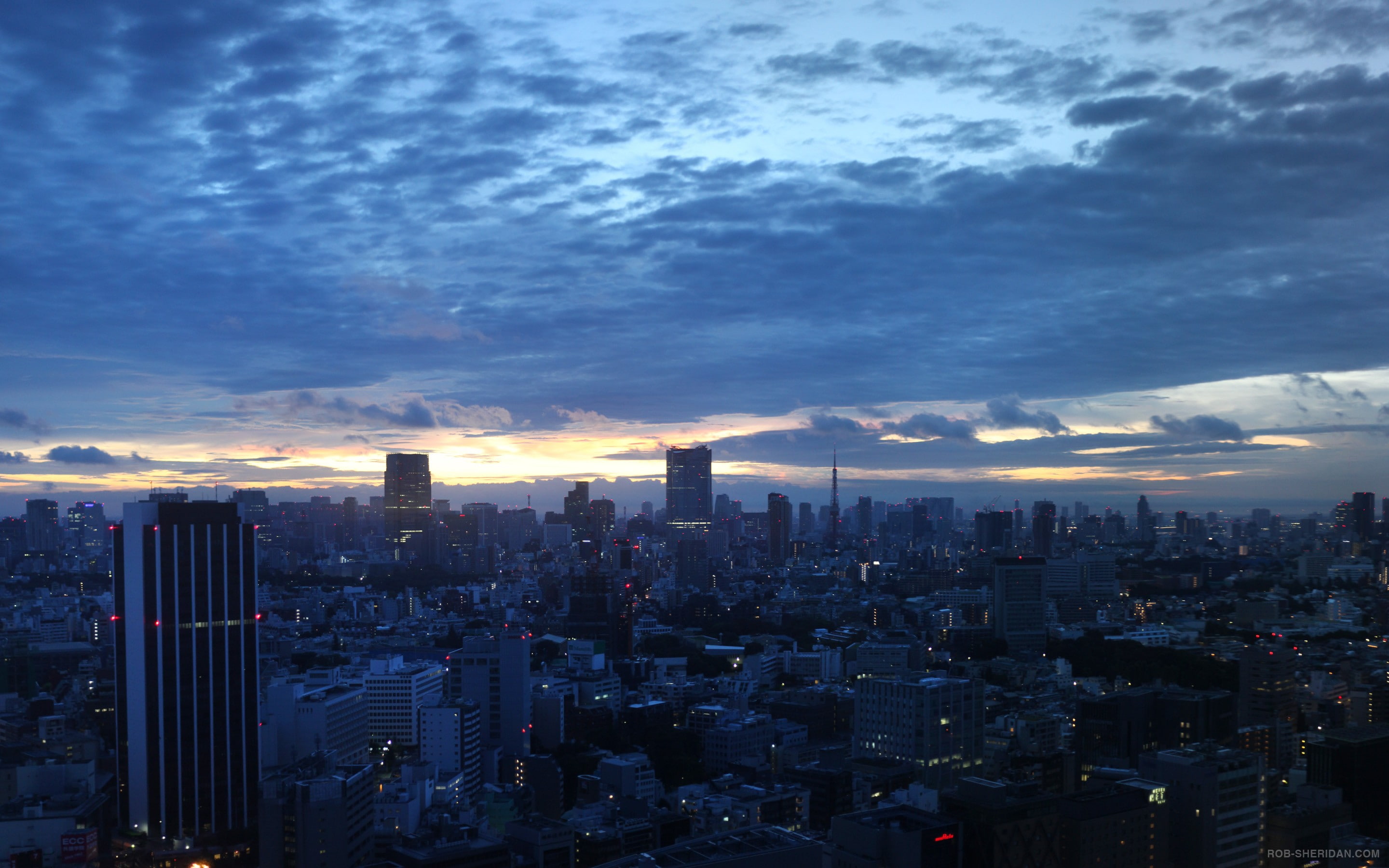 sunrise, photography, building, cityscape, street, urban, city, 2K, Tokyo, HD Wallpaper