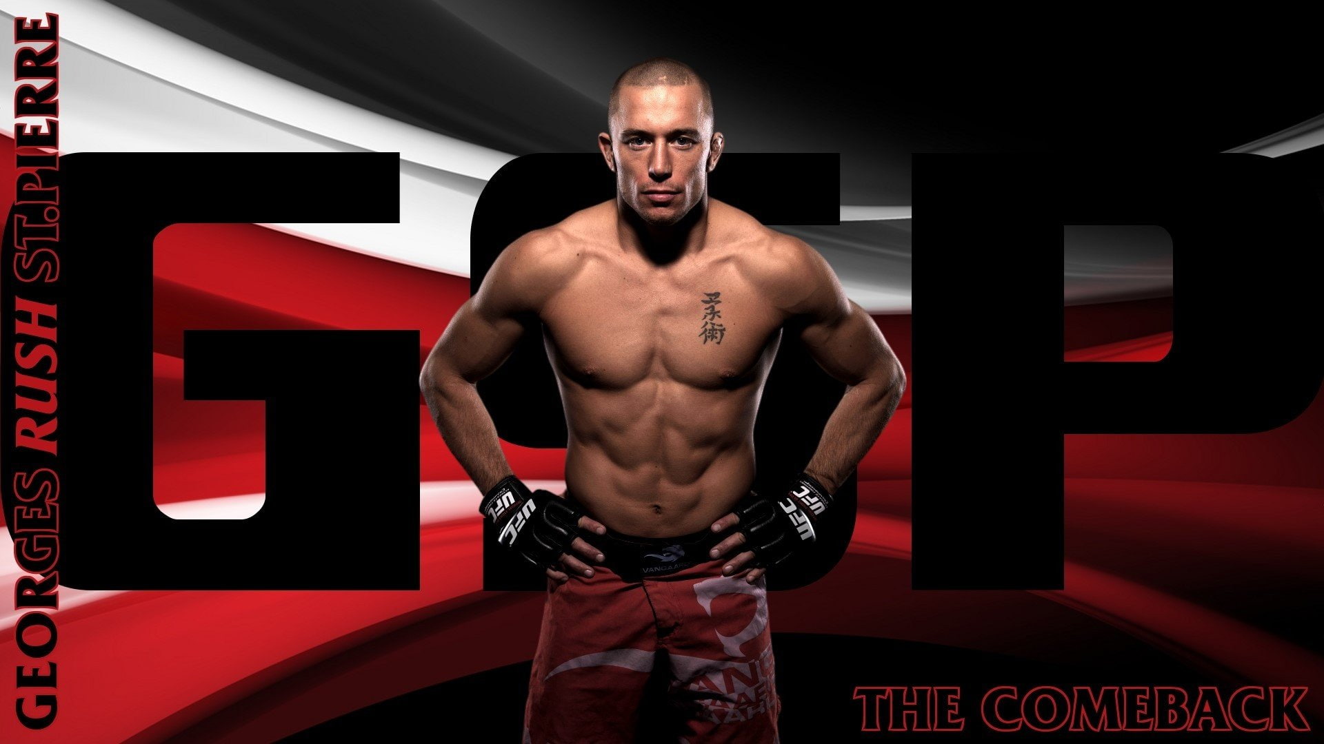 ufc, st pierre, martial, mma, fighter, 1080P, georges, HD Wallpaper